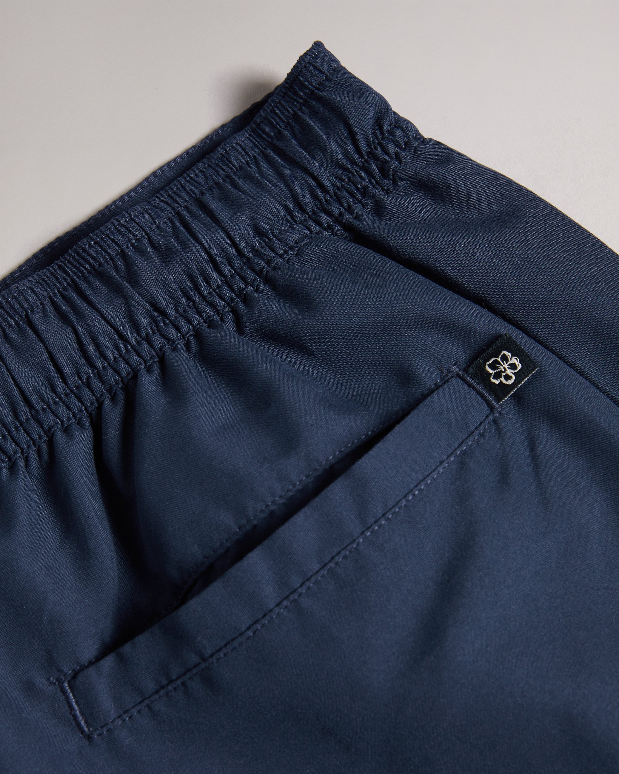 Hiltree Plain Swim Shorts Navy