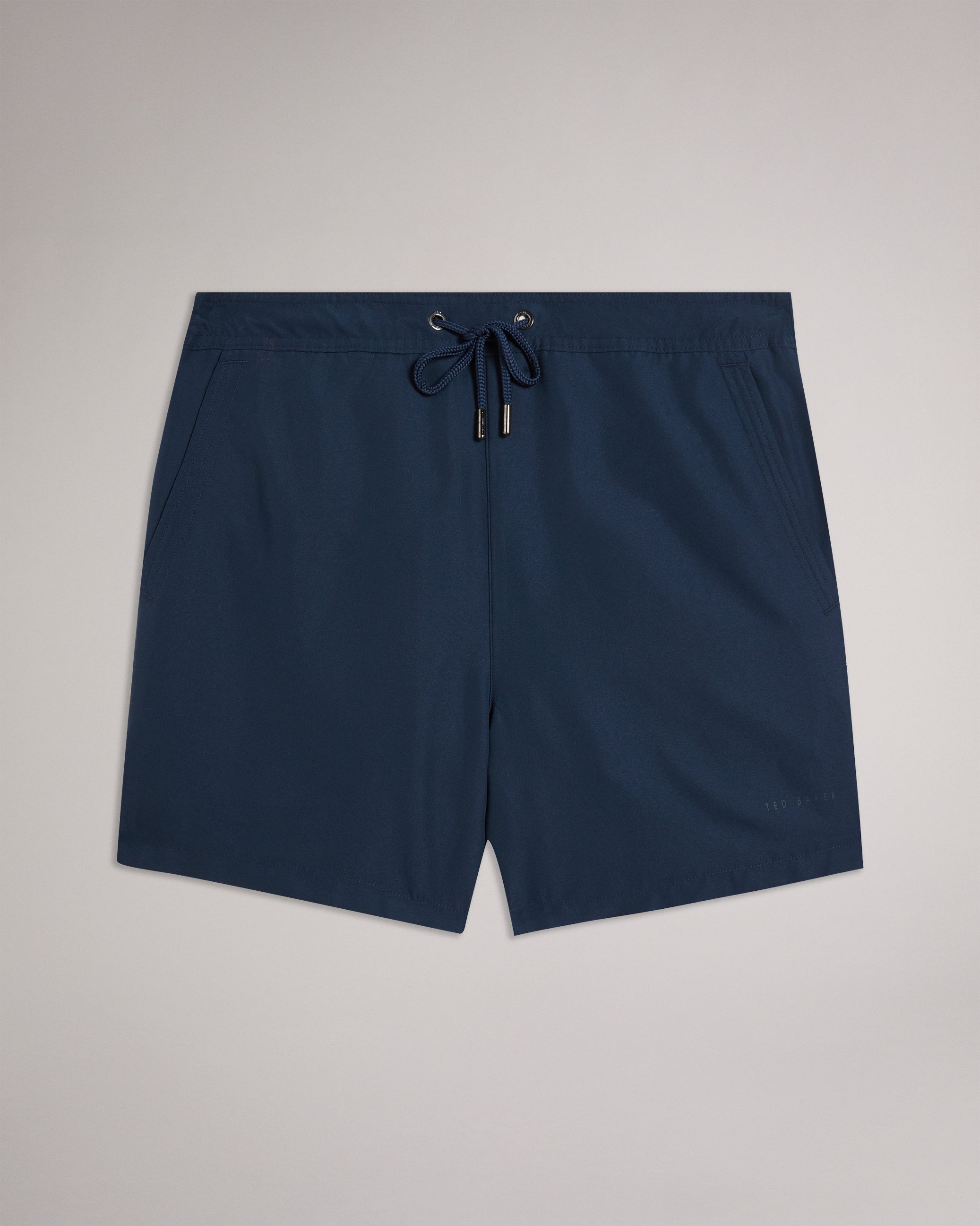 Hiltree Plain Swim Shorts Navy