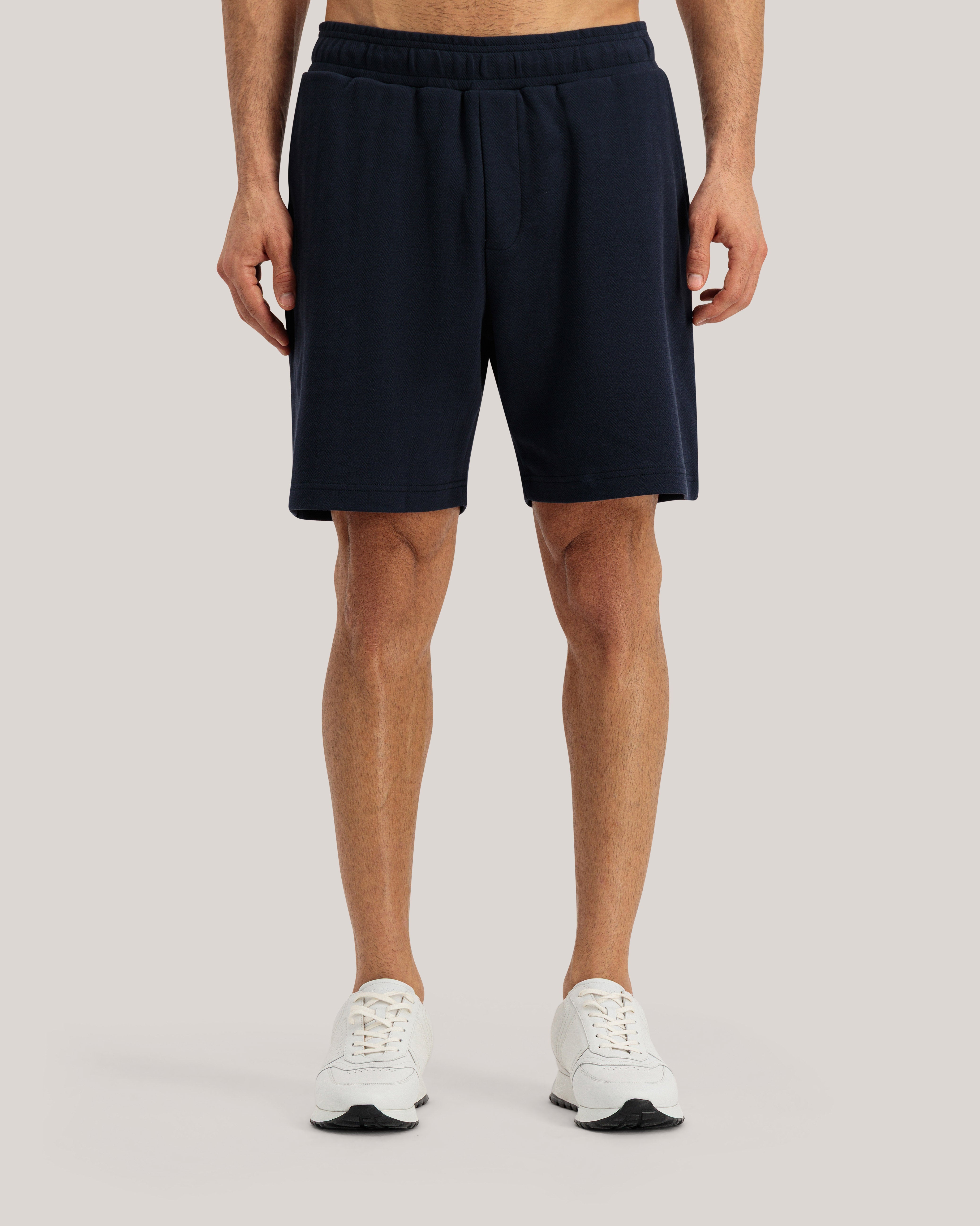 Terries Regular Herringbone Short Navy