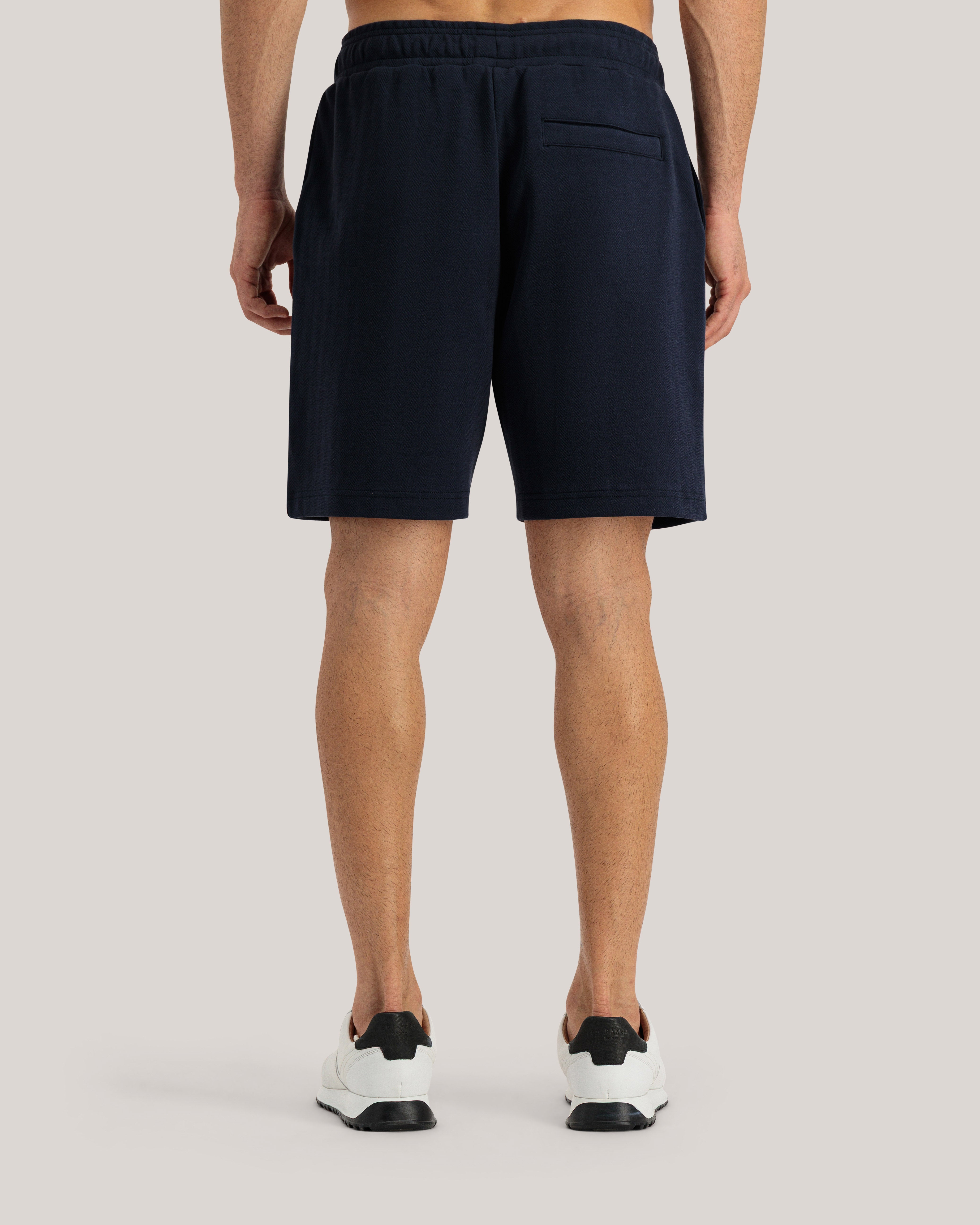 Terries Regular Herringbone Short Navy