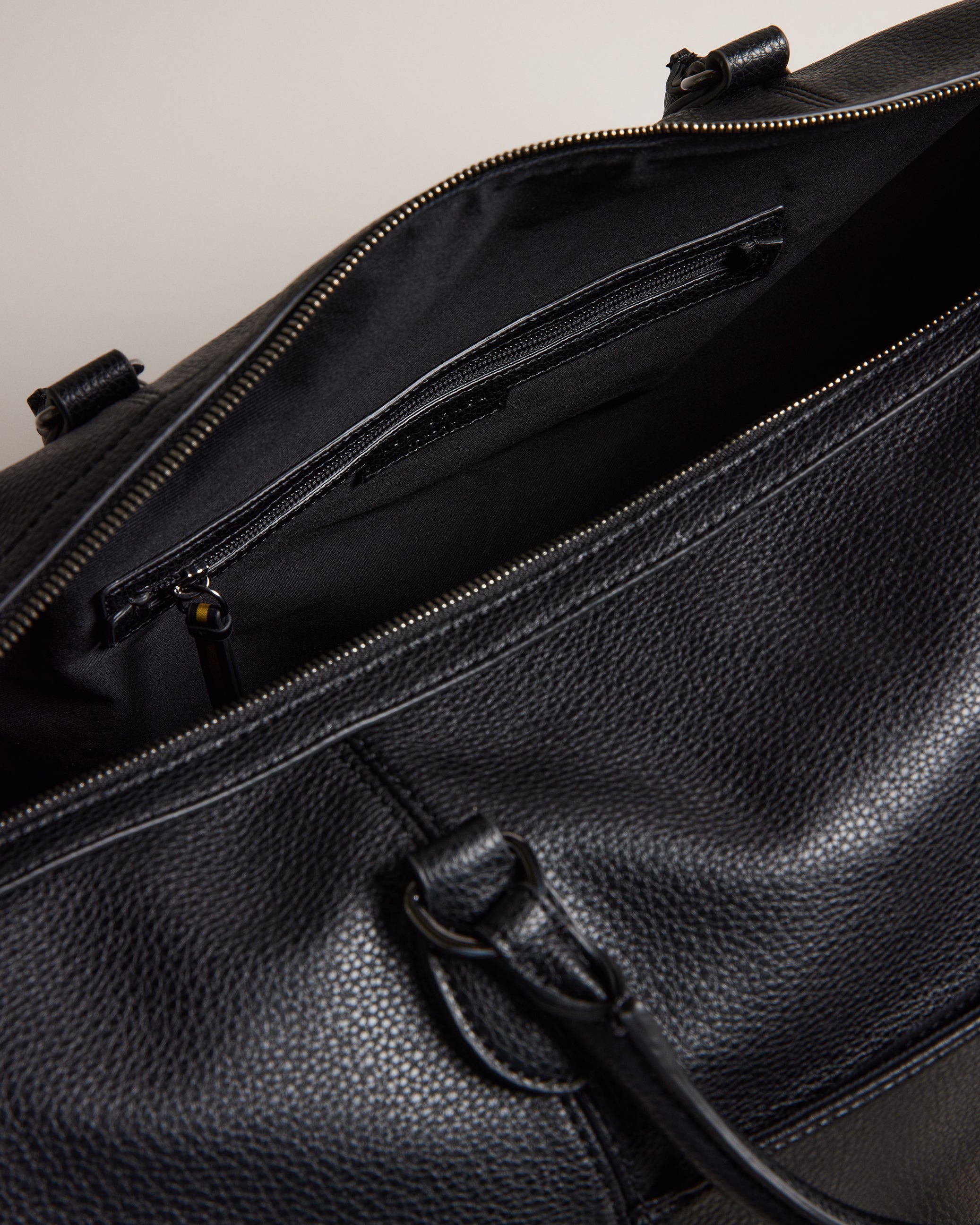 Kalvin Faux Leather Webbing Strap Holdall