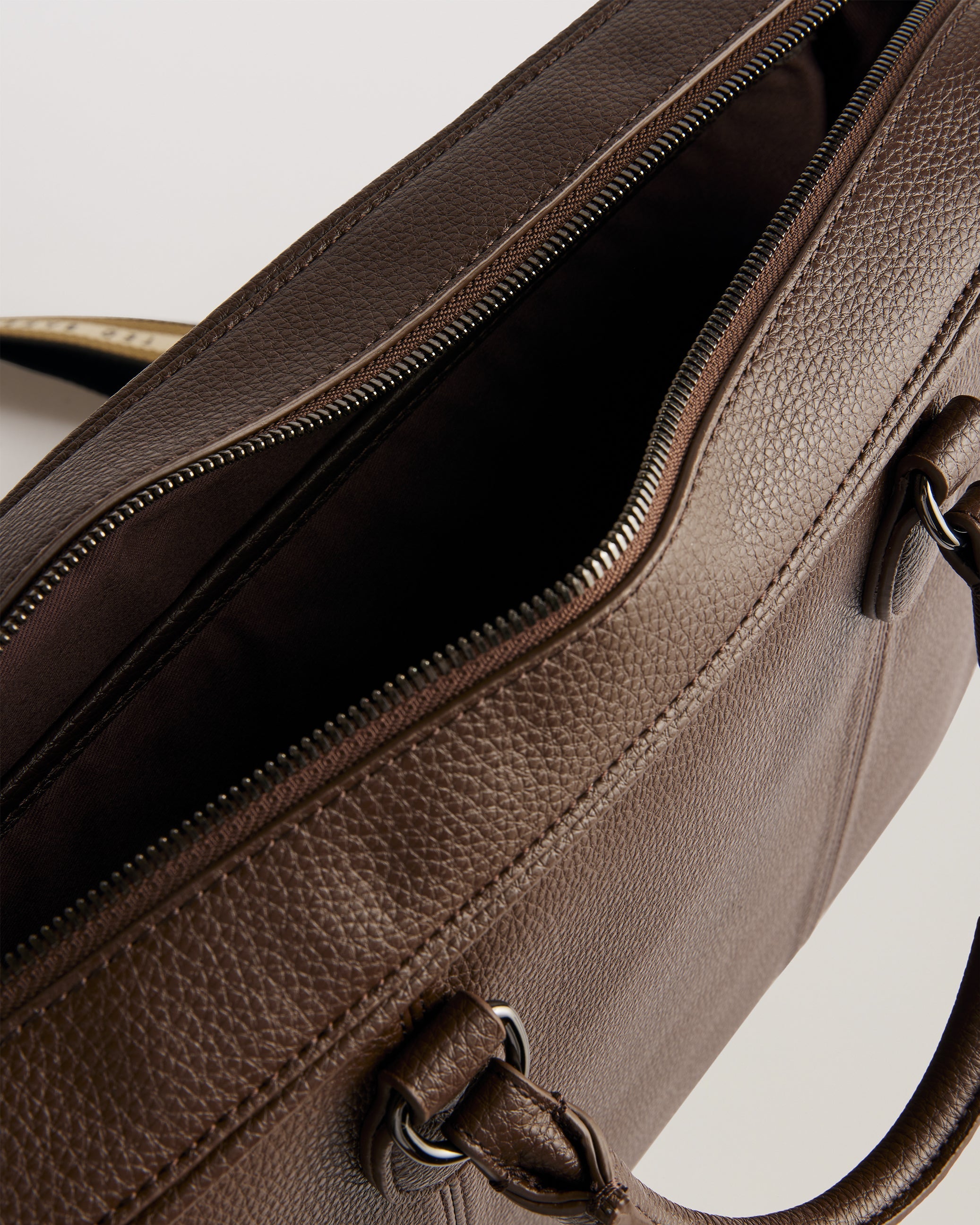 Kaden Faux Leather Document Bag Brn-Choc