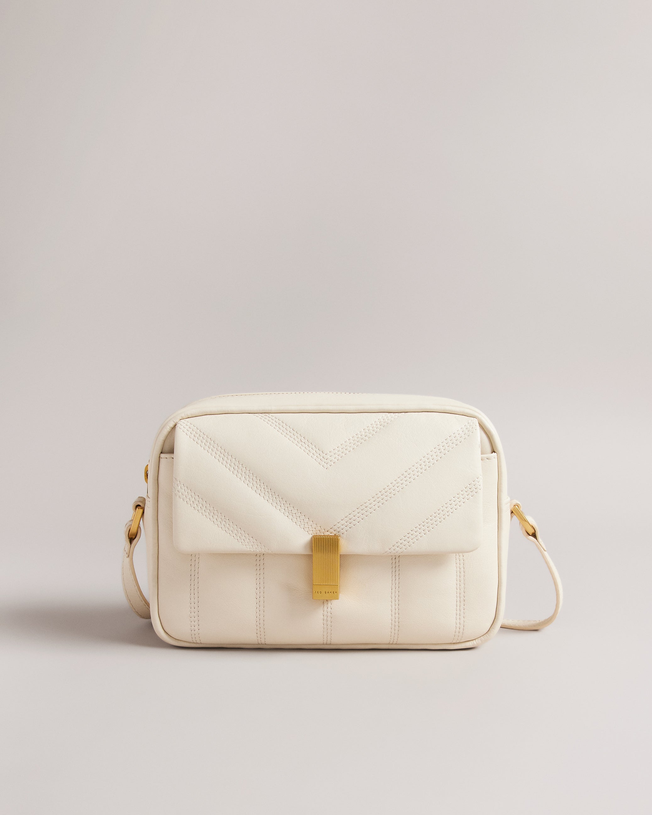 Ayalily Quilted Camera Bag Ivory