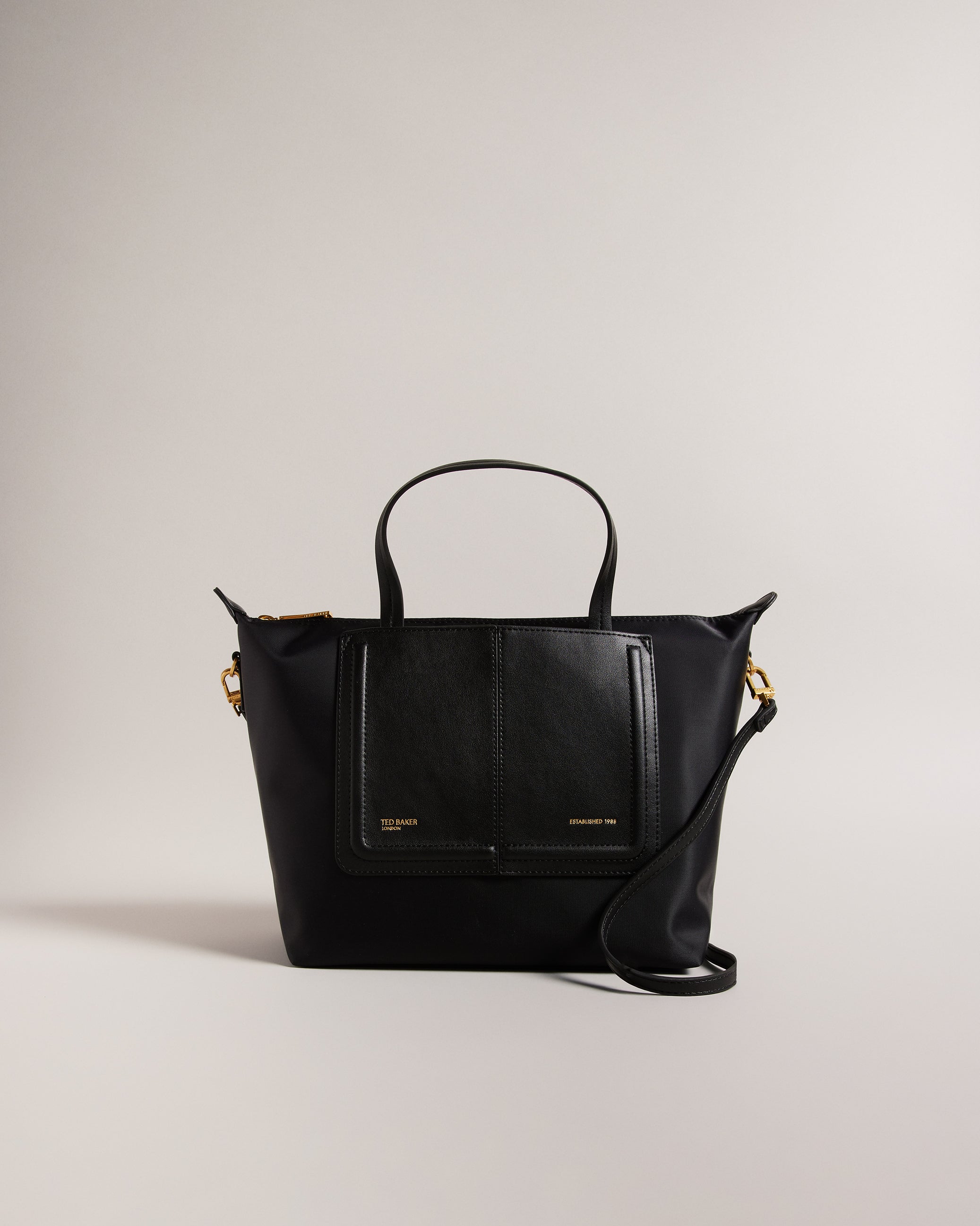 Voyena Nylon Small Tote Jet-Black