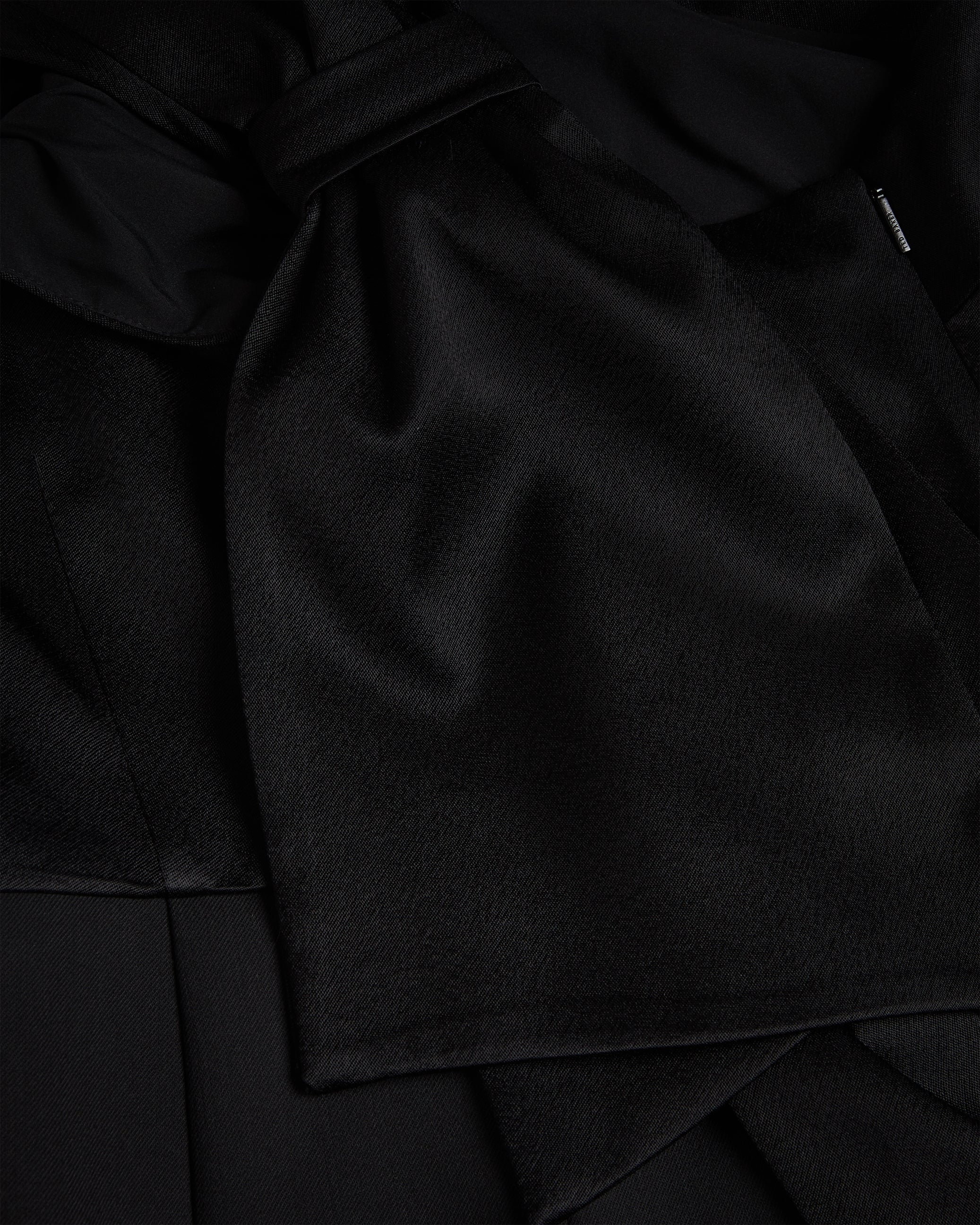 Orliie One Shoulder Jumpsuit With Bow Shoulder