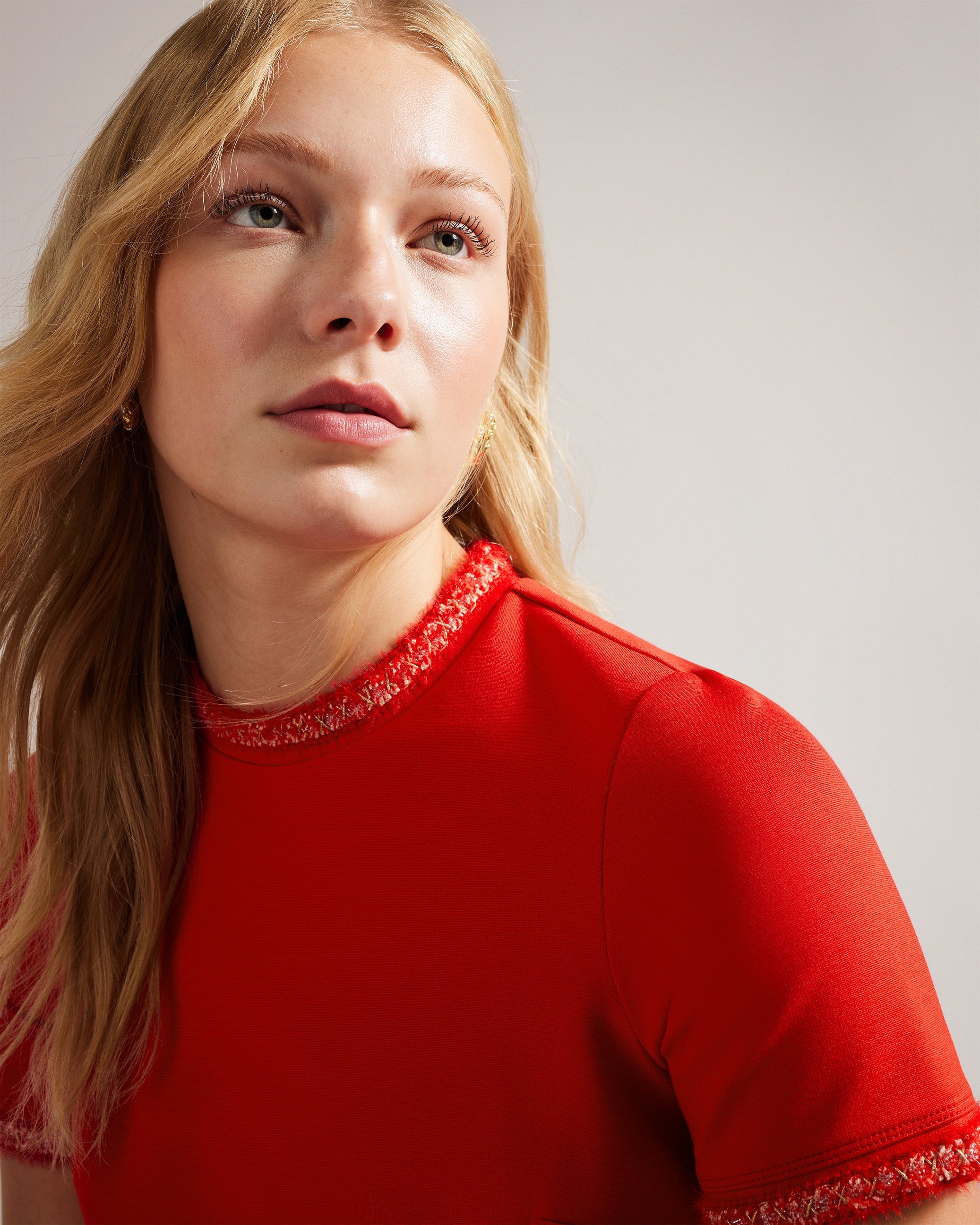 Rozlia Ponte Shift Dress