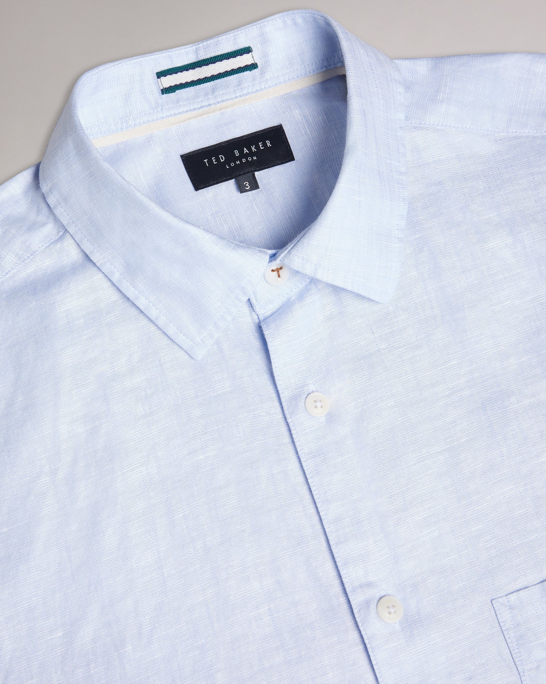 Kingwel Long Sleeve Linen Blend Shirt