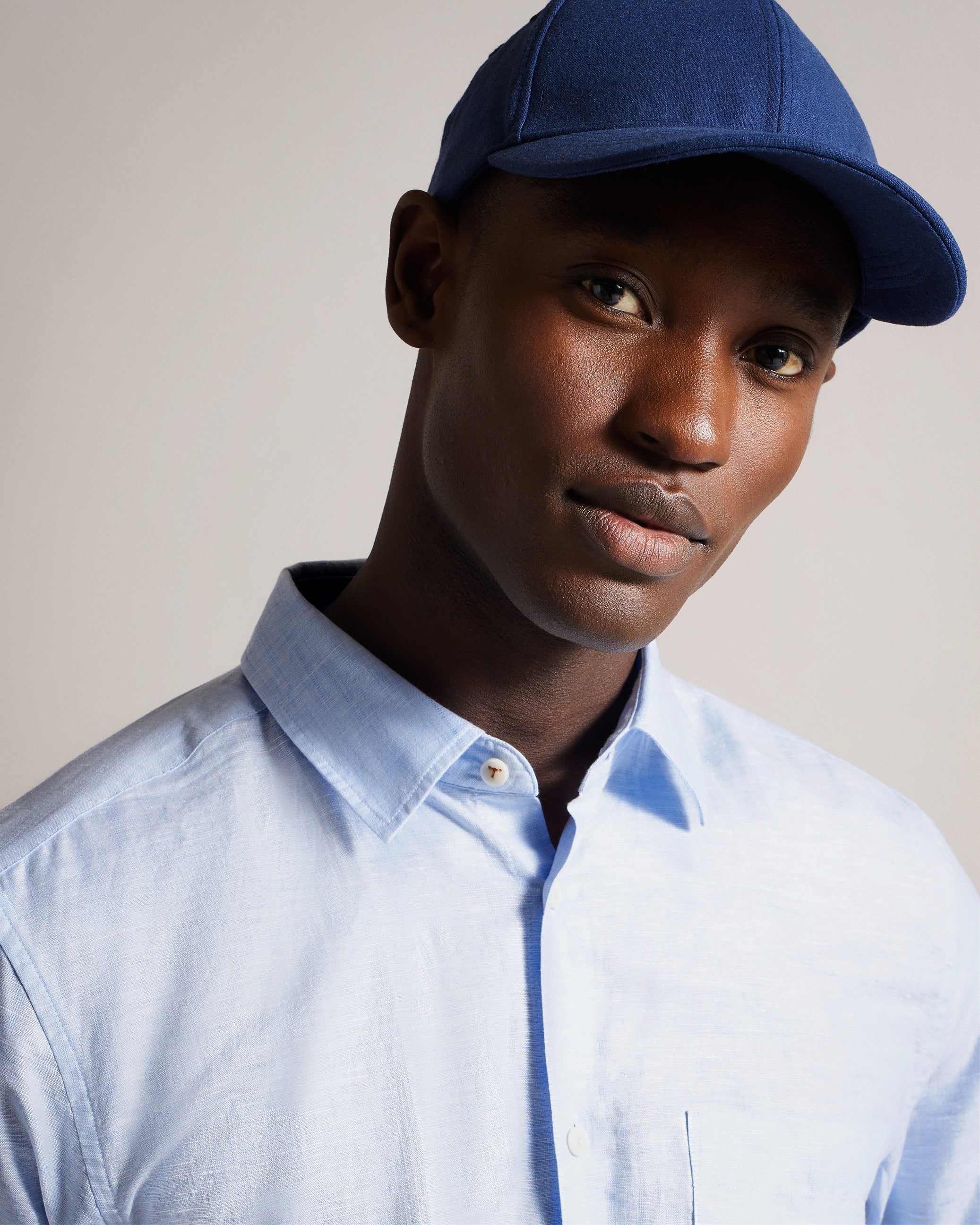 Kingwel Long Sleeve Linen Blend Shirt