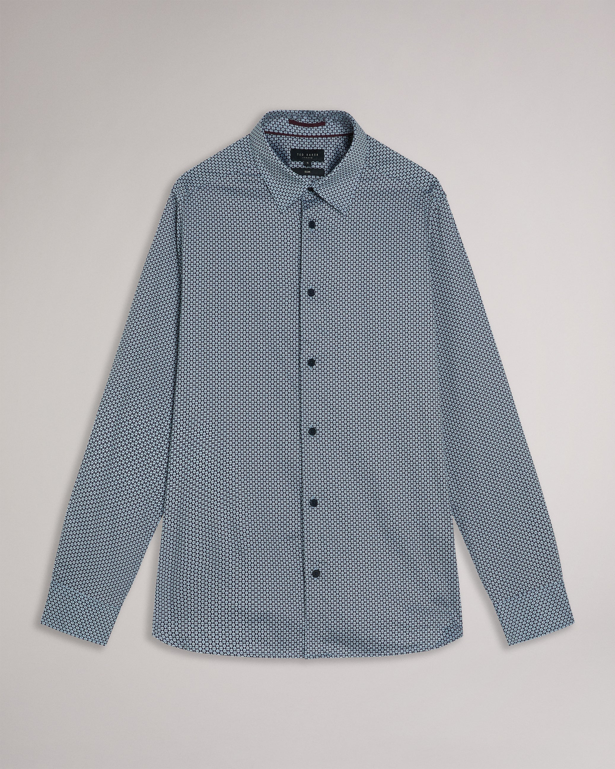 Faenza Long Sleeve Geometric Shirt