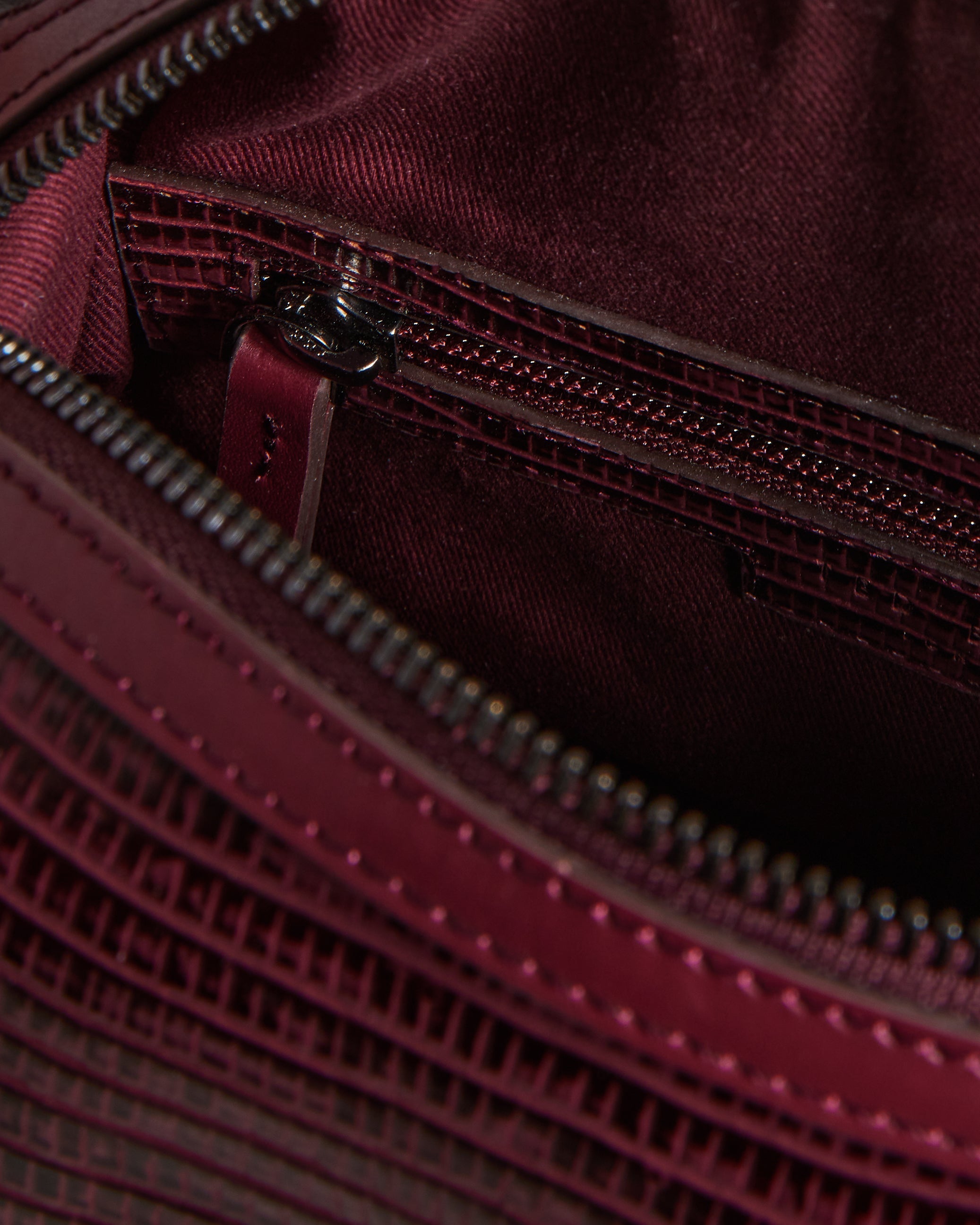 Royen Leather Wash Bag Oxblood