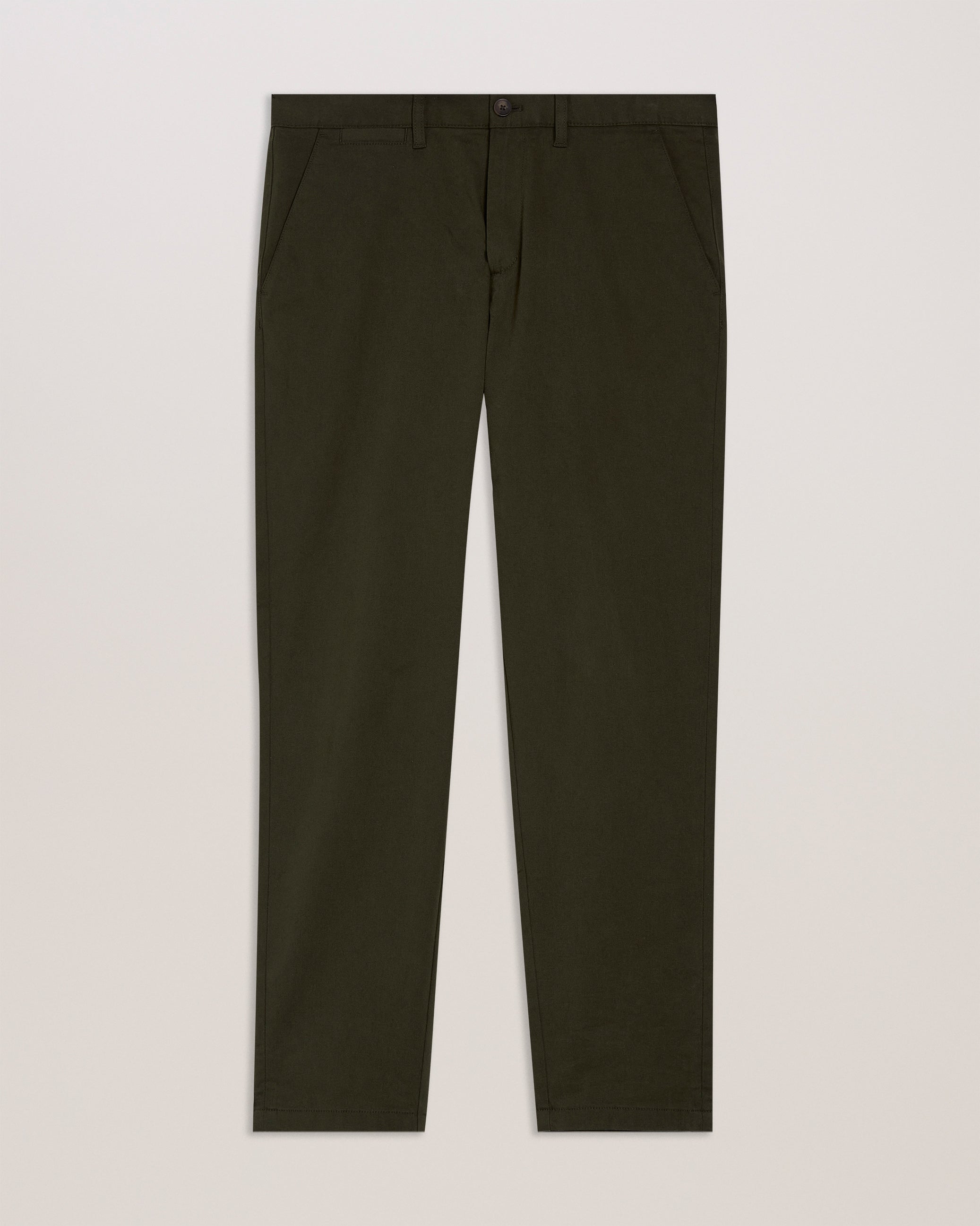 Haybrn Regular Fit Textured Chino Trouser Khaki