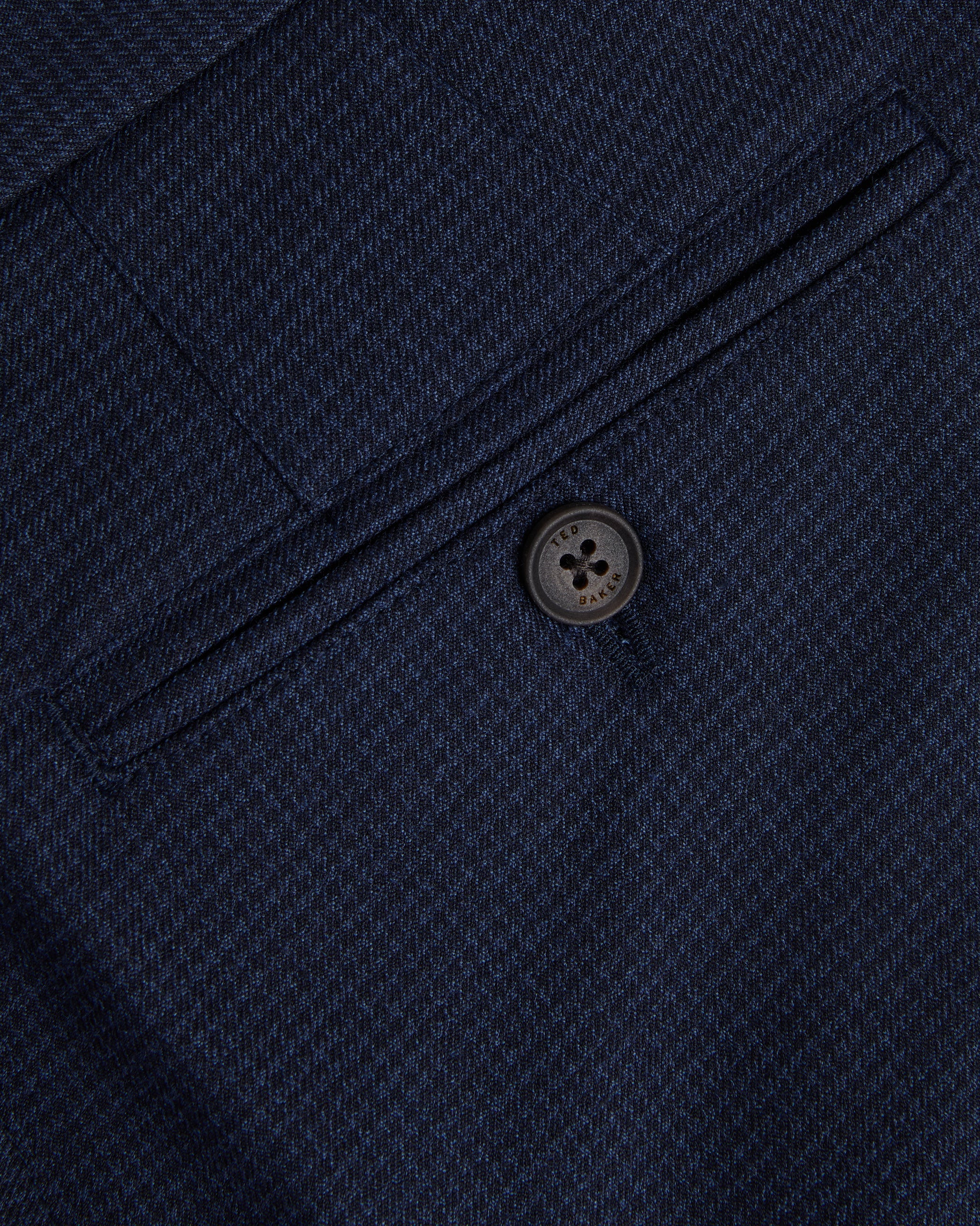 Ziyech Irvine Fit Puppytooth Trousers Dk-Blue