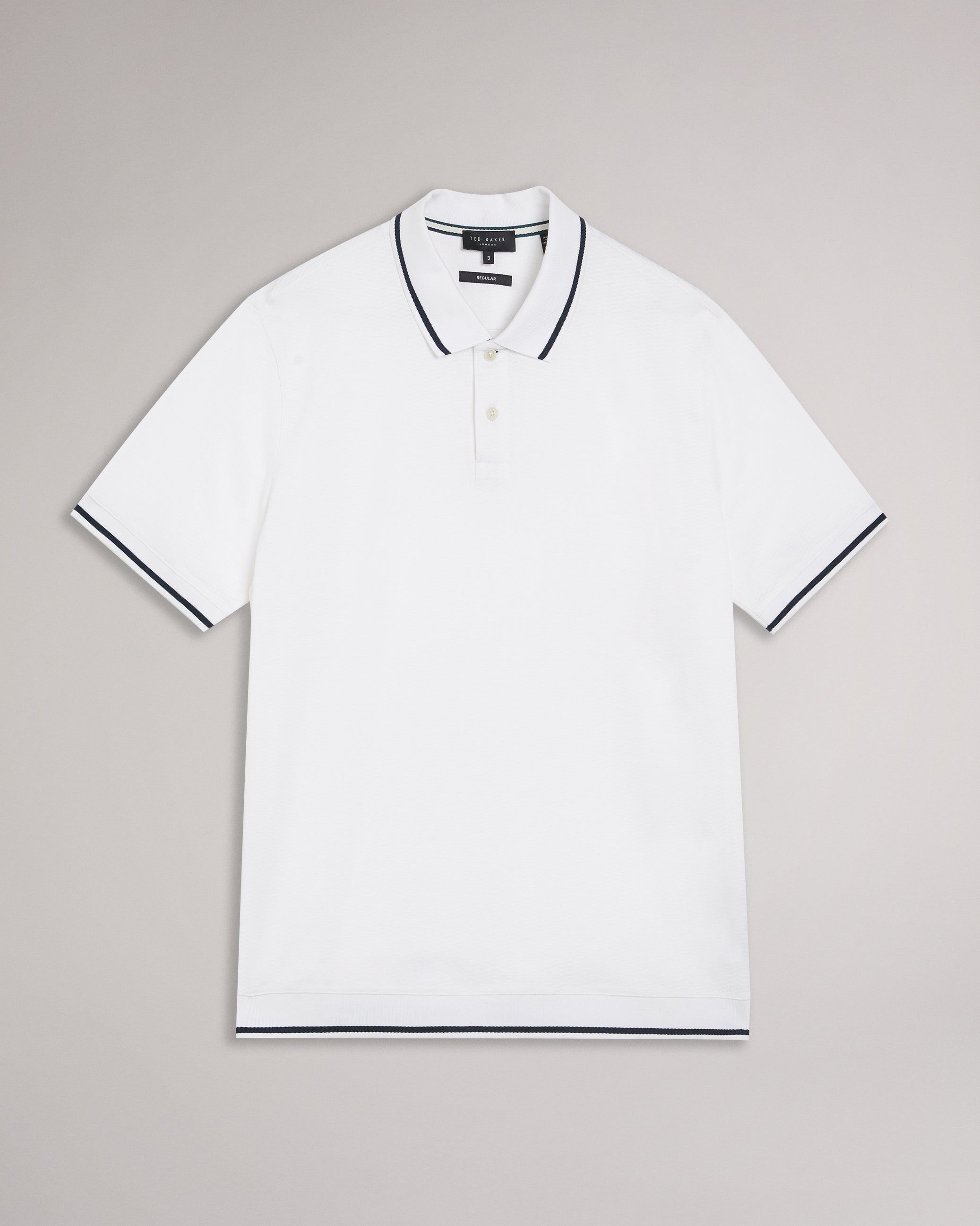 Erwen Regular Fit Textured Polo Shirt