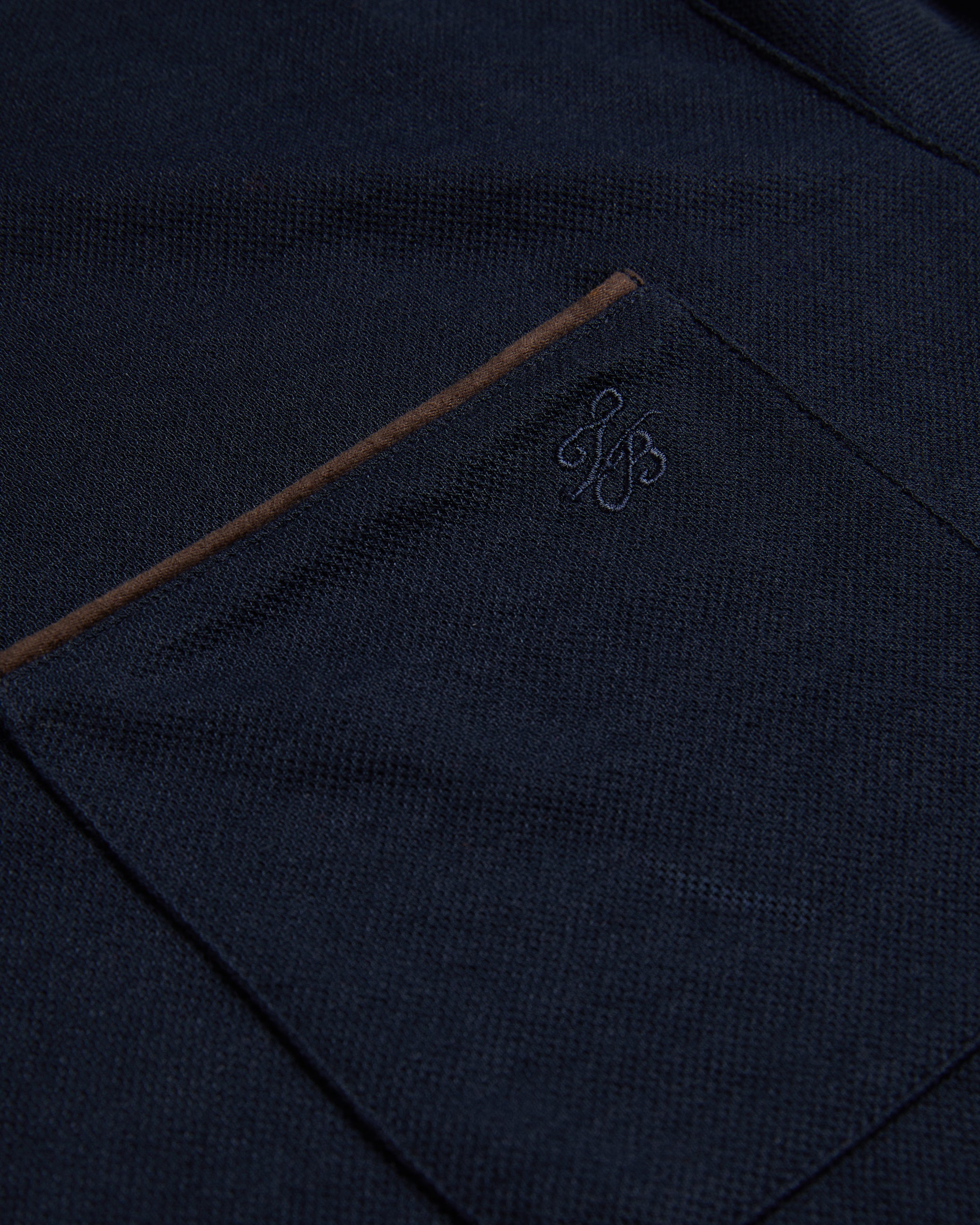 Grine Short Sleeve T-Shirt With Suedette Trim