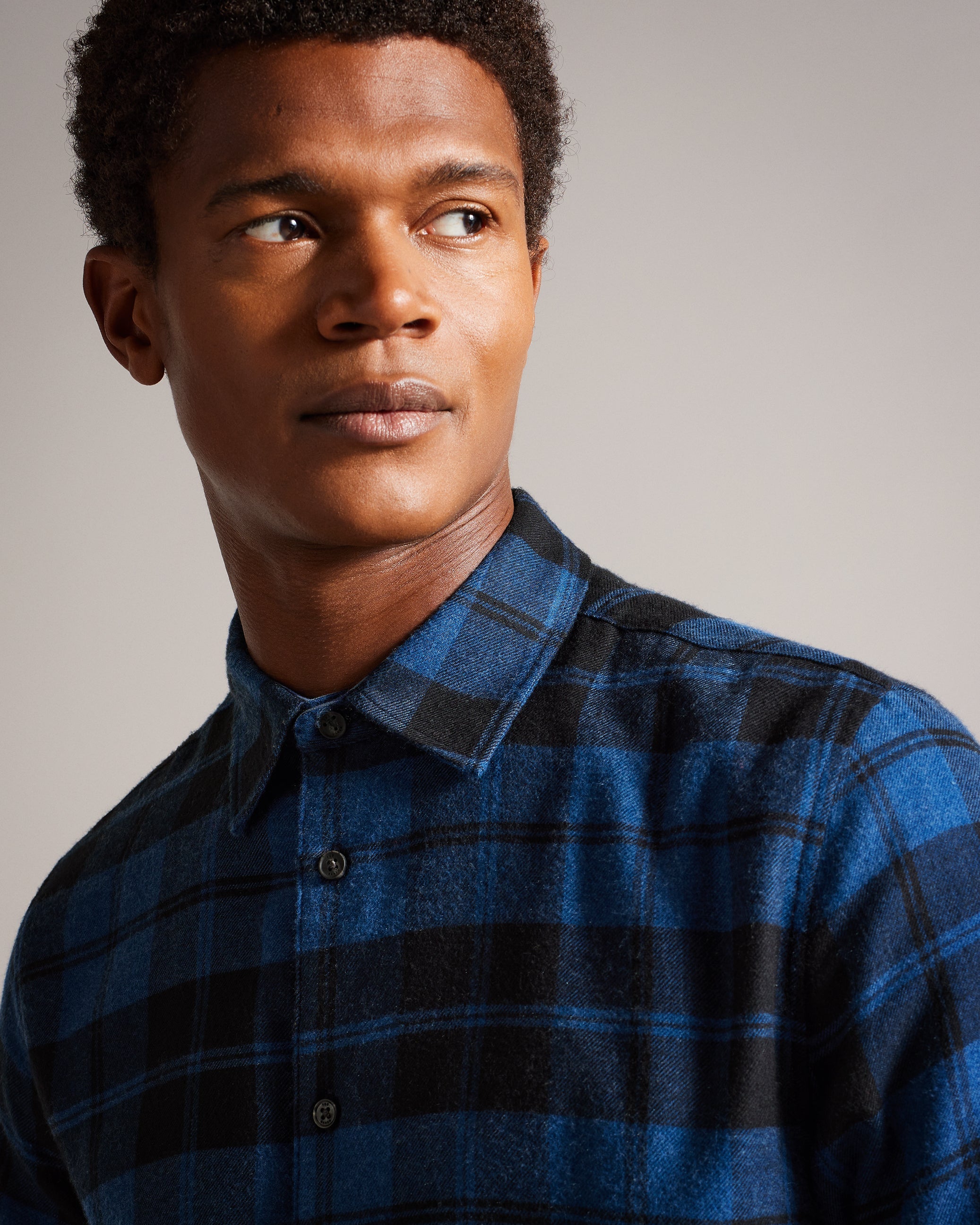 Abacus Long Sleeve Check Flannel Shirt