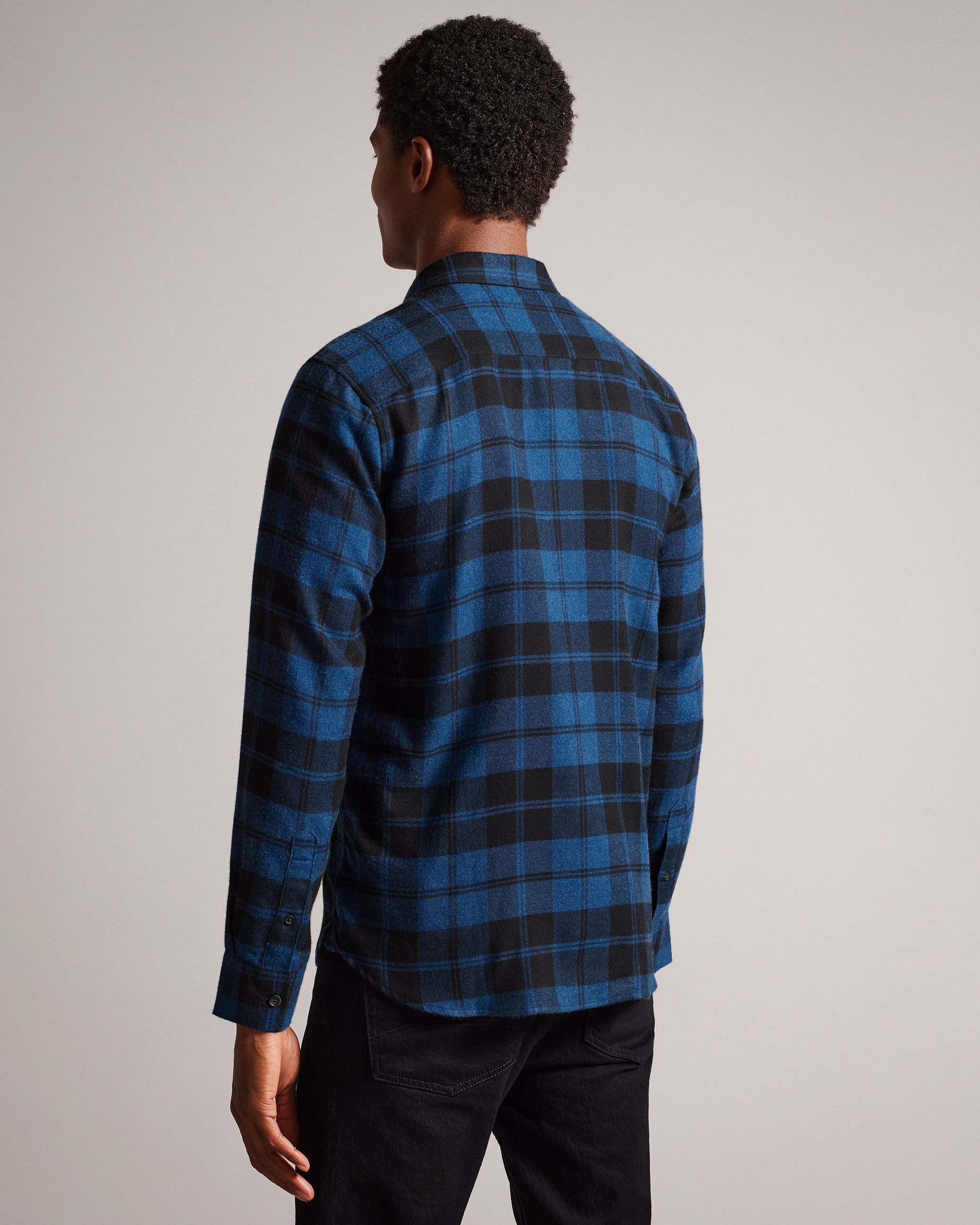 Abacus Long Sleeve Check Flannel Shirt