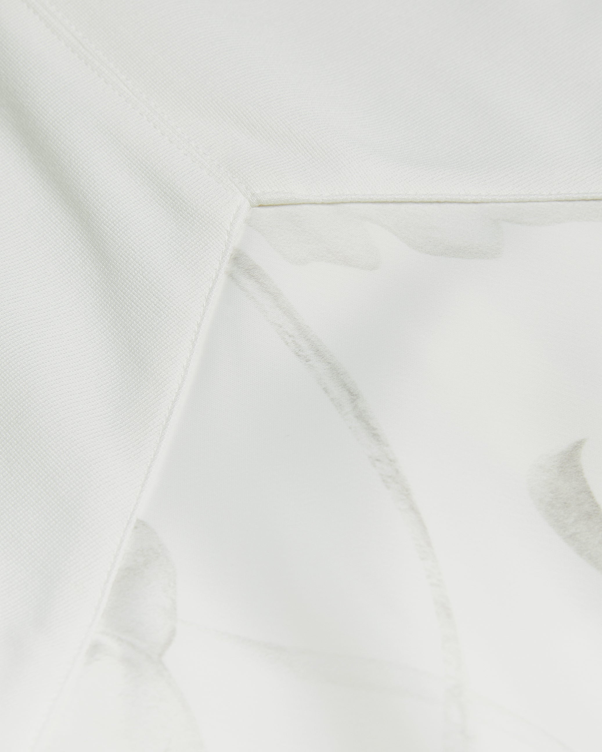 Magylee Ponte Bodice Dress With Satin Skirt Ivory
