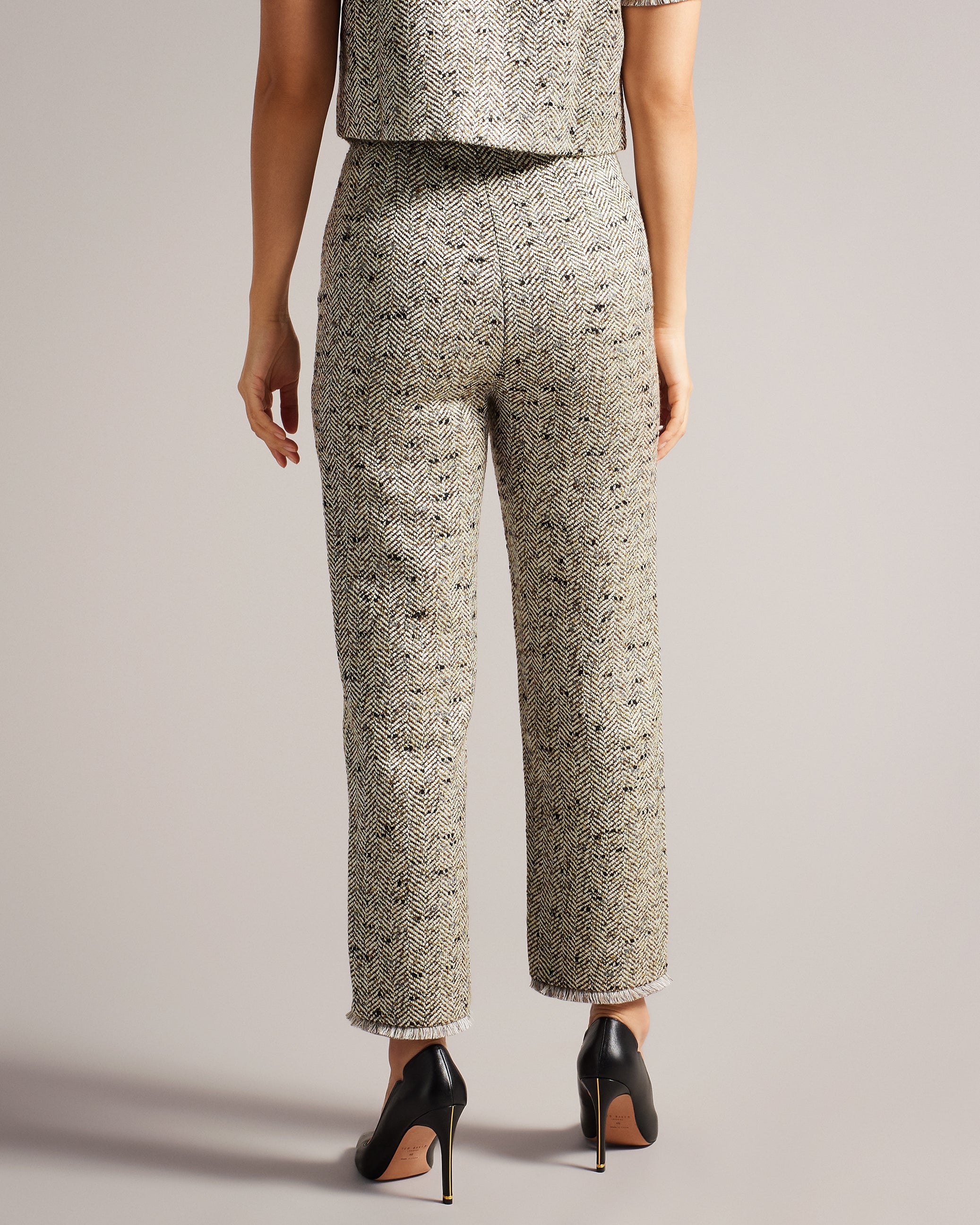 Feliot Straight Leg Trousers With Welt Pockets