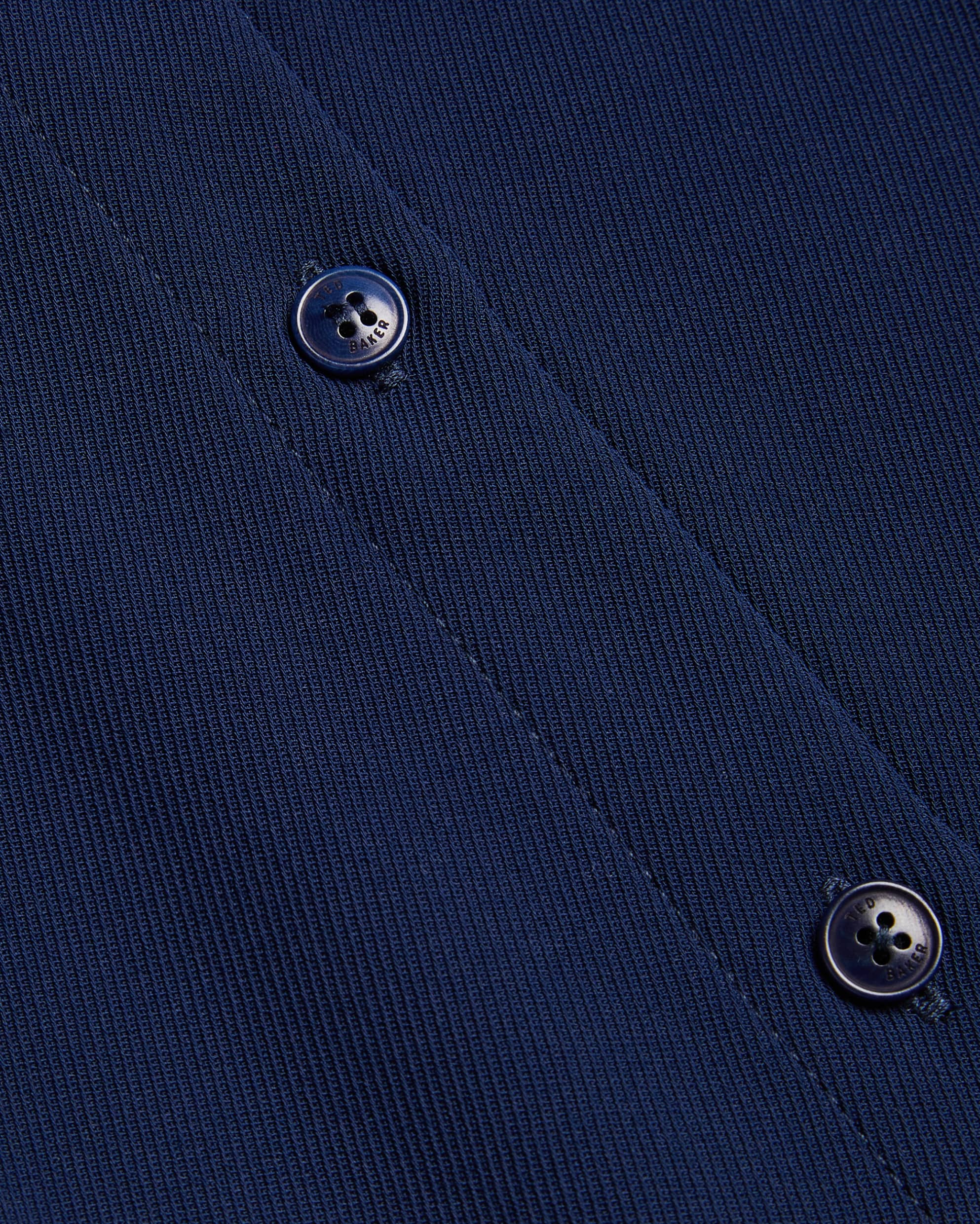 Elsiiey Shirt Dress With Sleeveless Knit Layer Navy