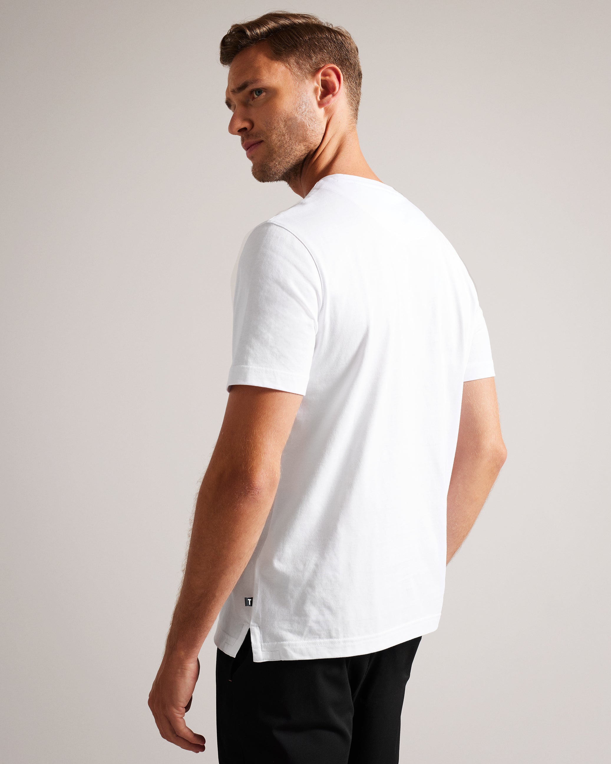 Vonsha Short Sleeve Printed T-Shirt White