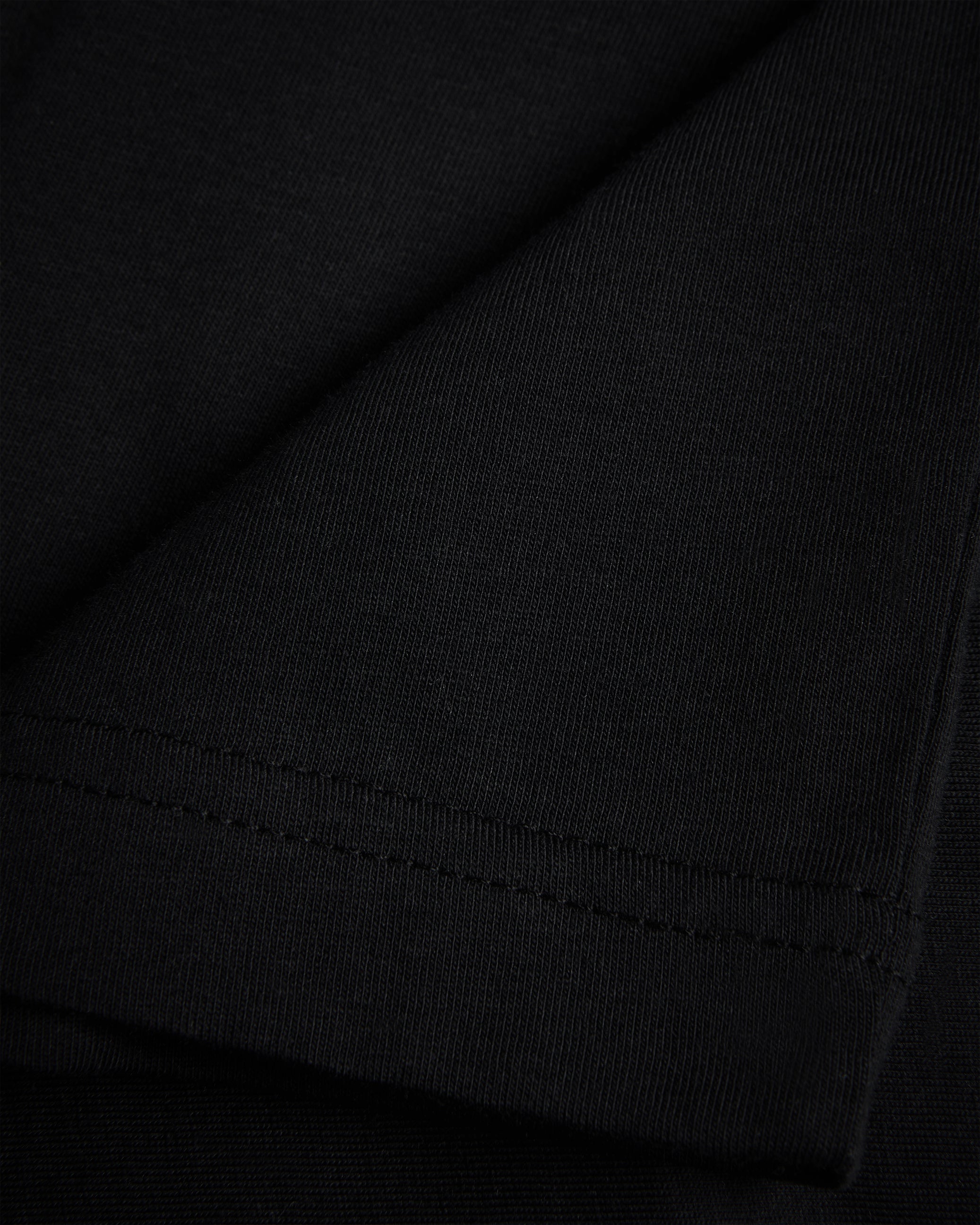 Wilkin Short Sleeve Branded T-Shirt Black