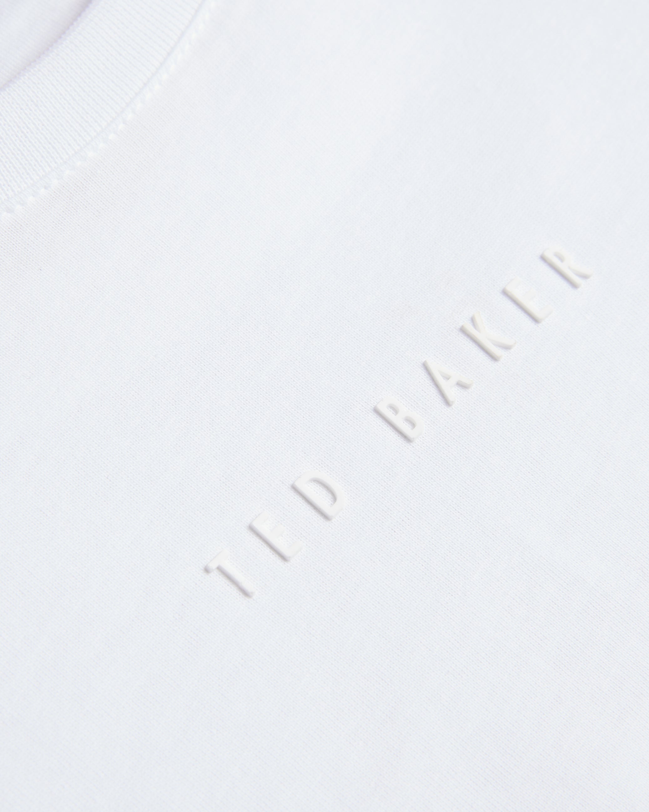 Wilkin Short Sleeve Branded T-Shirt White