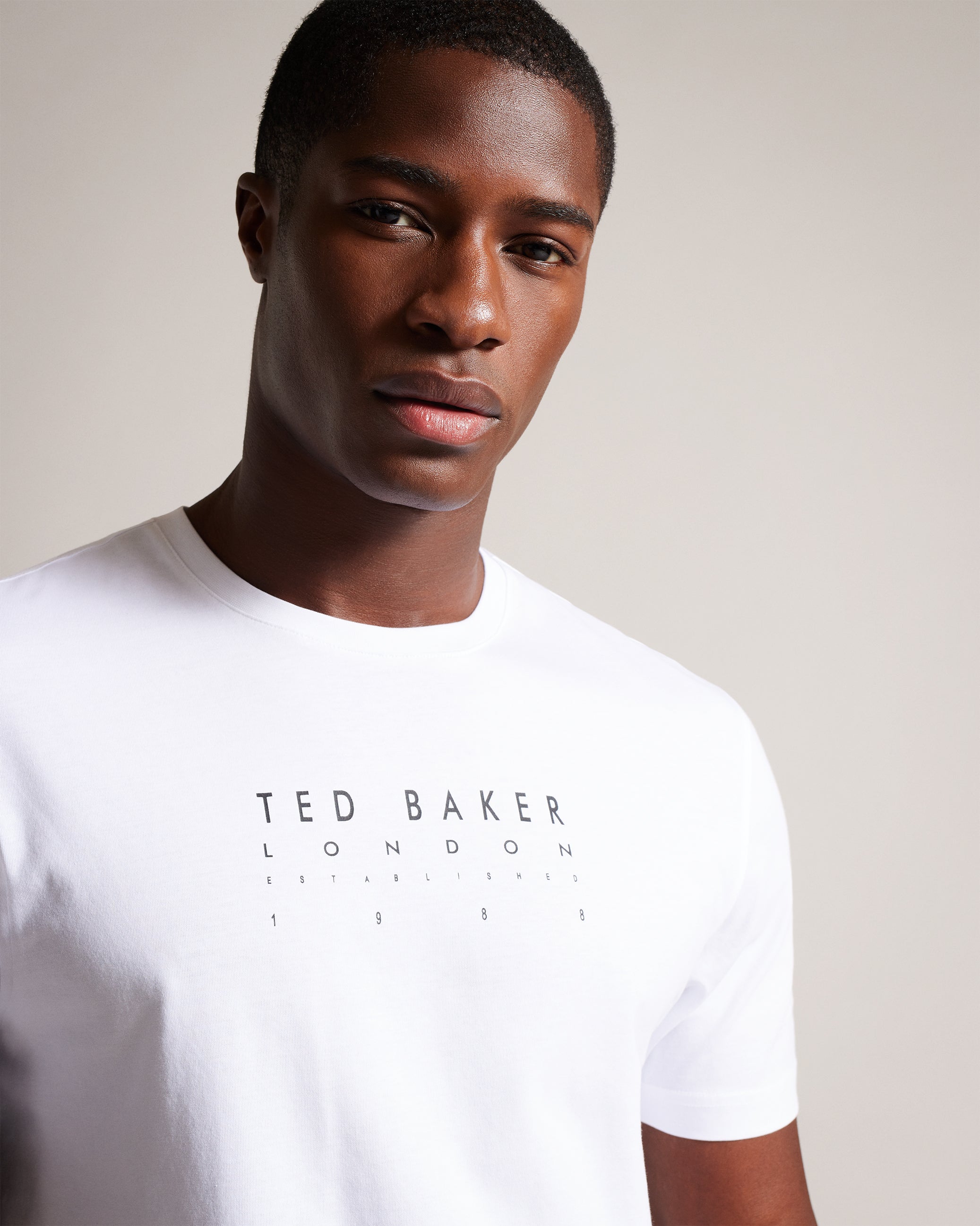Alisbur Short Sleeve Branded T-Shirt White