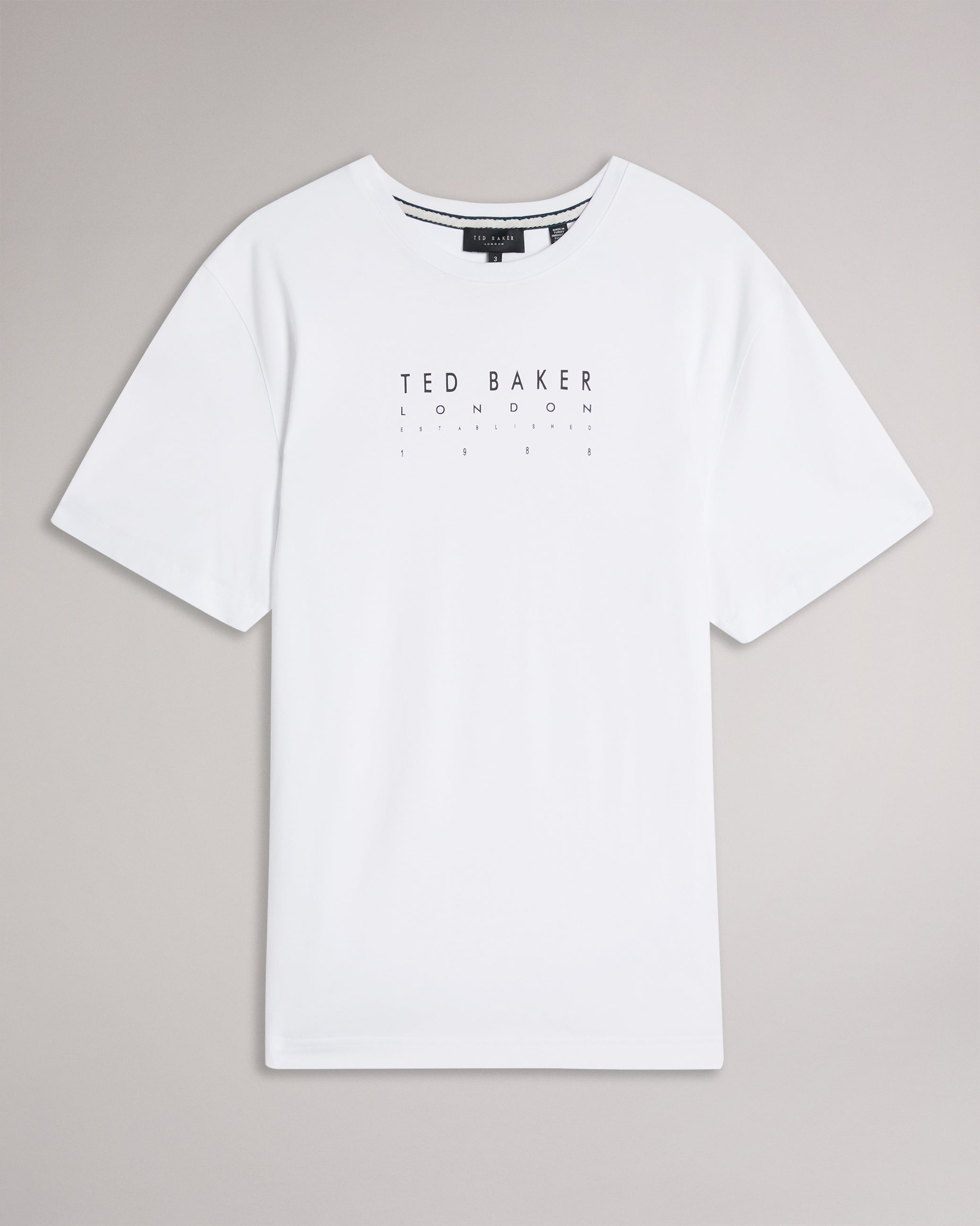 Alisbur Short Sleeve Branded T-Shirt White