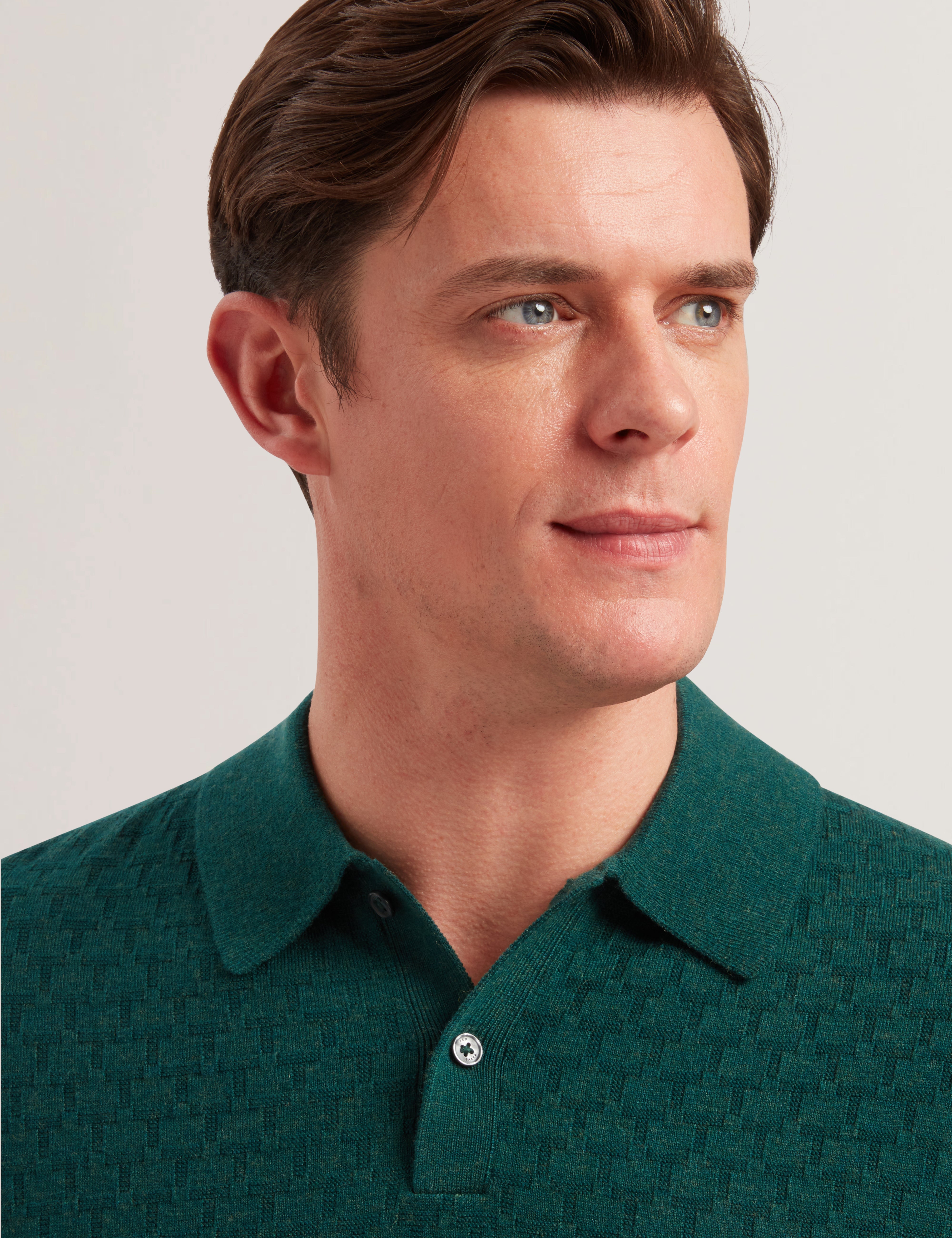Morar Ls T Stitch Knitted Polo Dk-Green