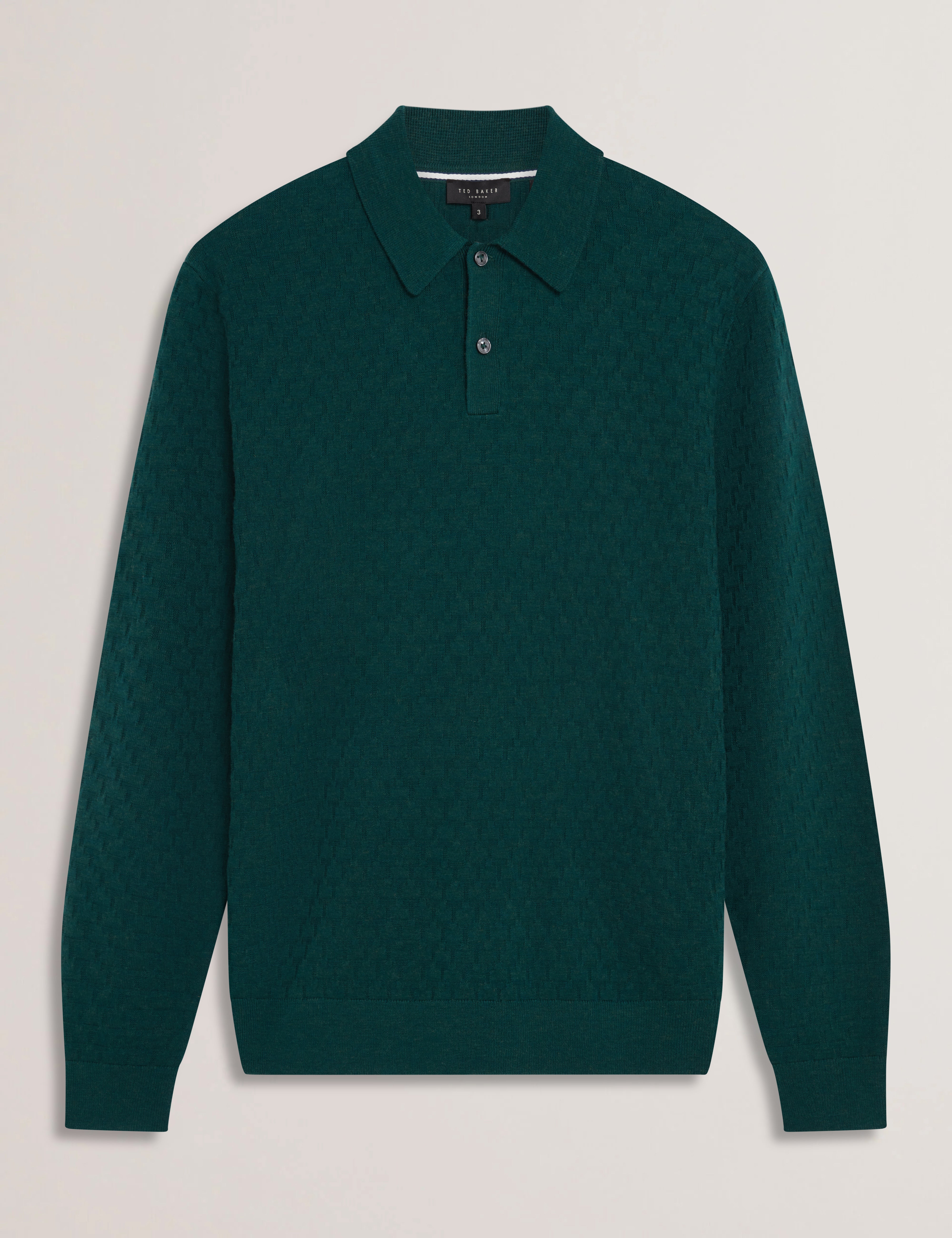 Morar Ls T Stitch Knitted Polo Dk-Green