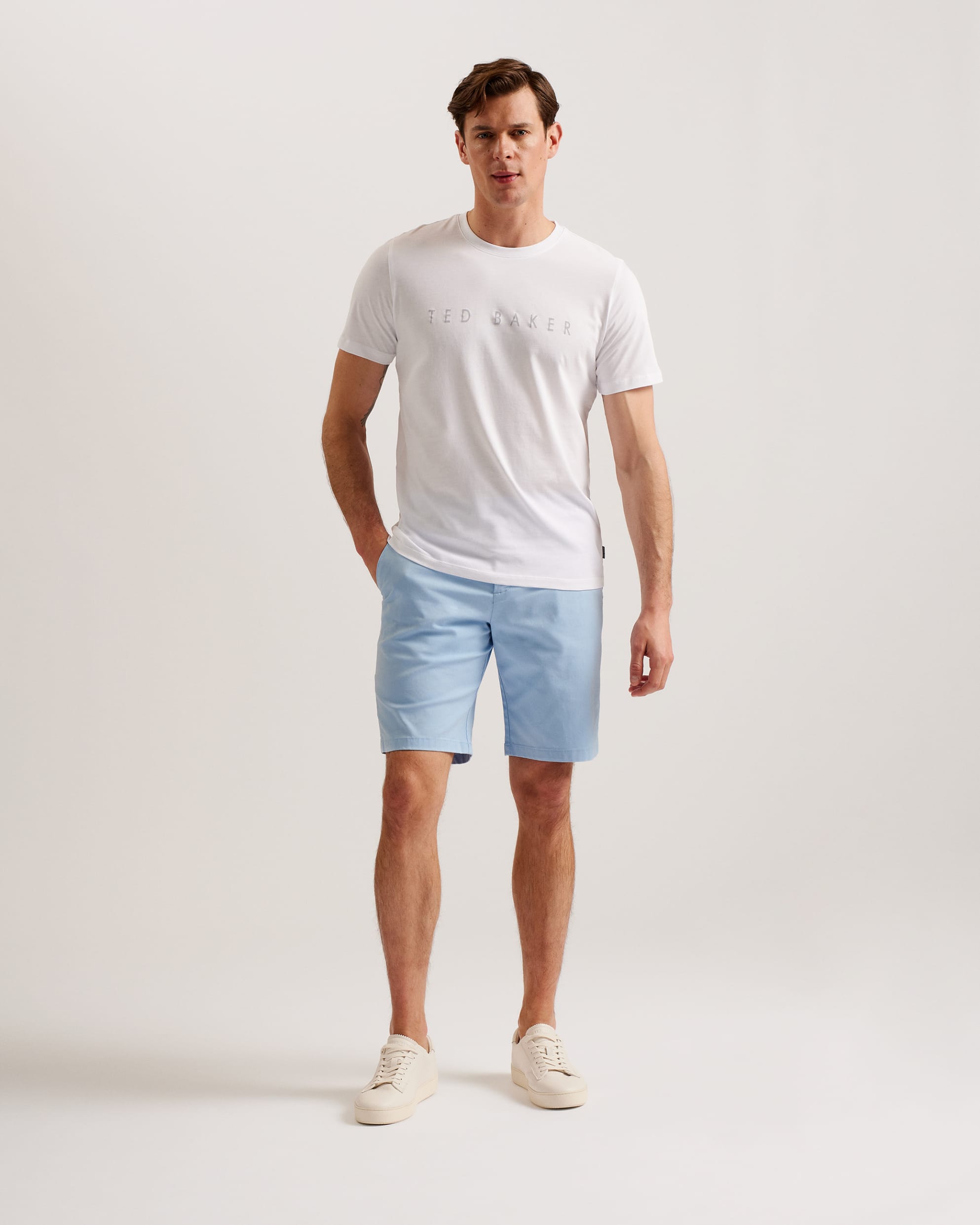 Alscot Chino Short Pl-Blue