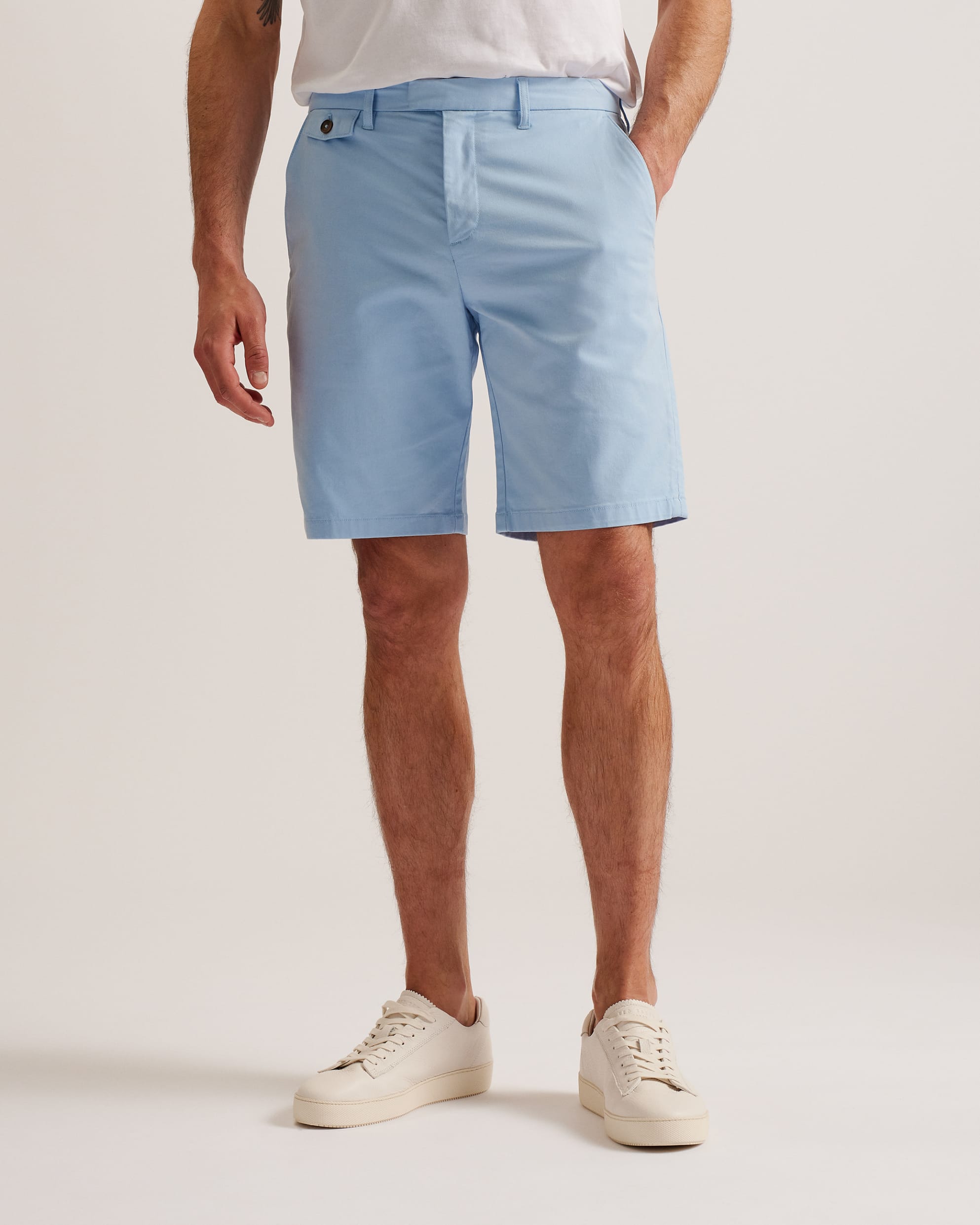 Alscot Chino Short Pl-Blue