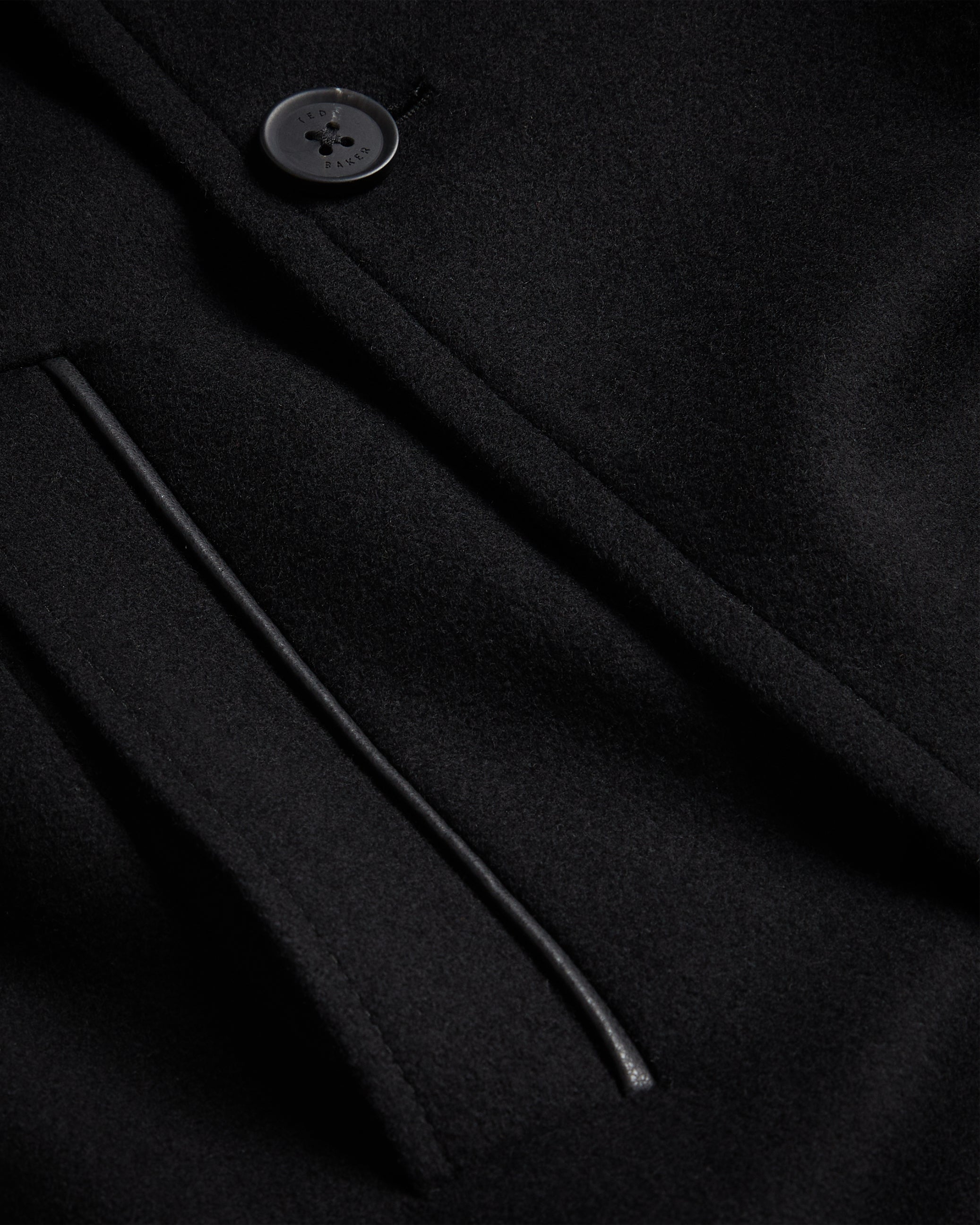 Radford Longline Wool Funnel Neck Wrap Coat