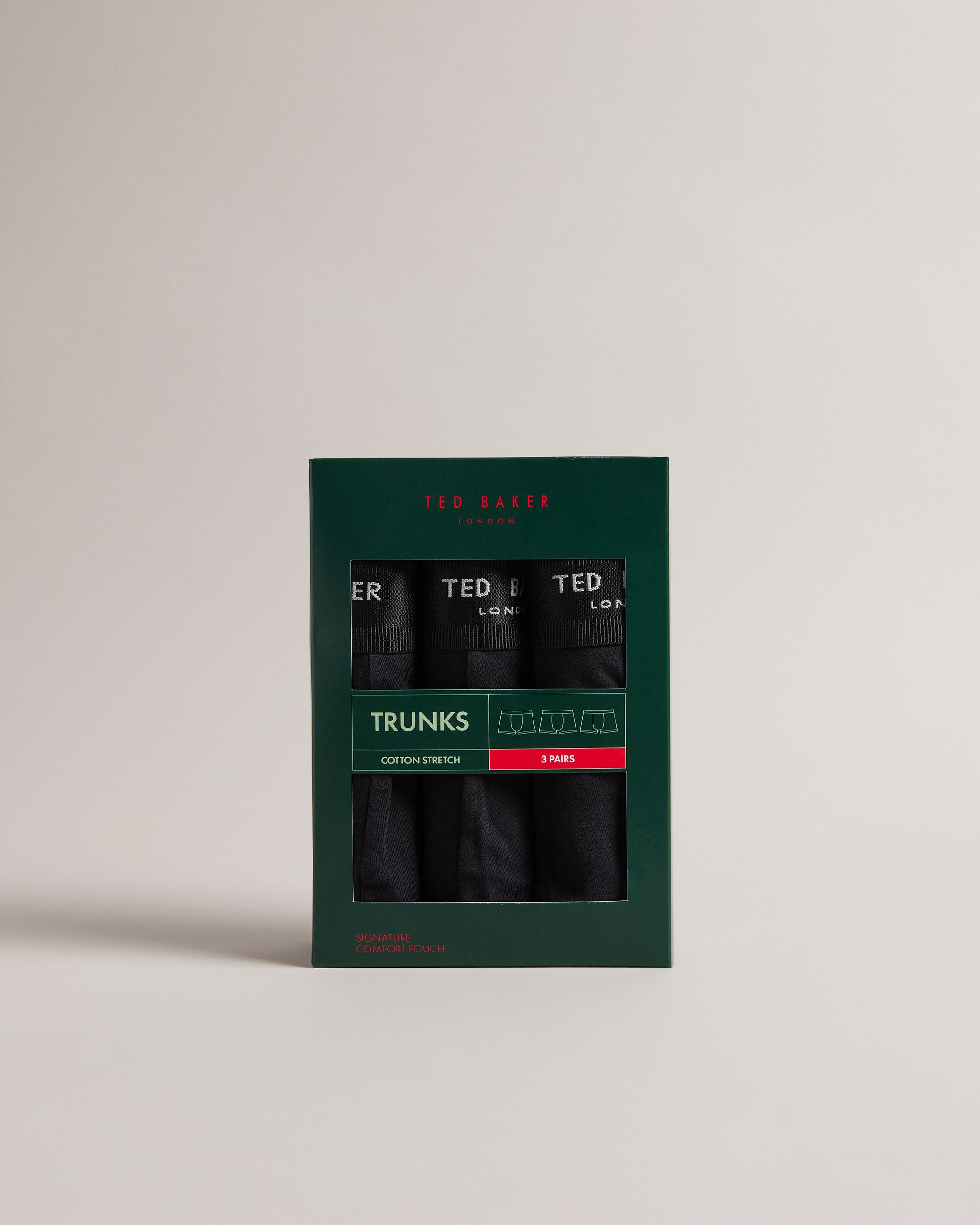 Marcc Three Pack Of Cotton Trunks