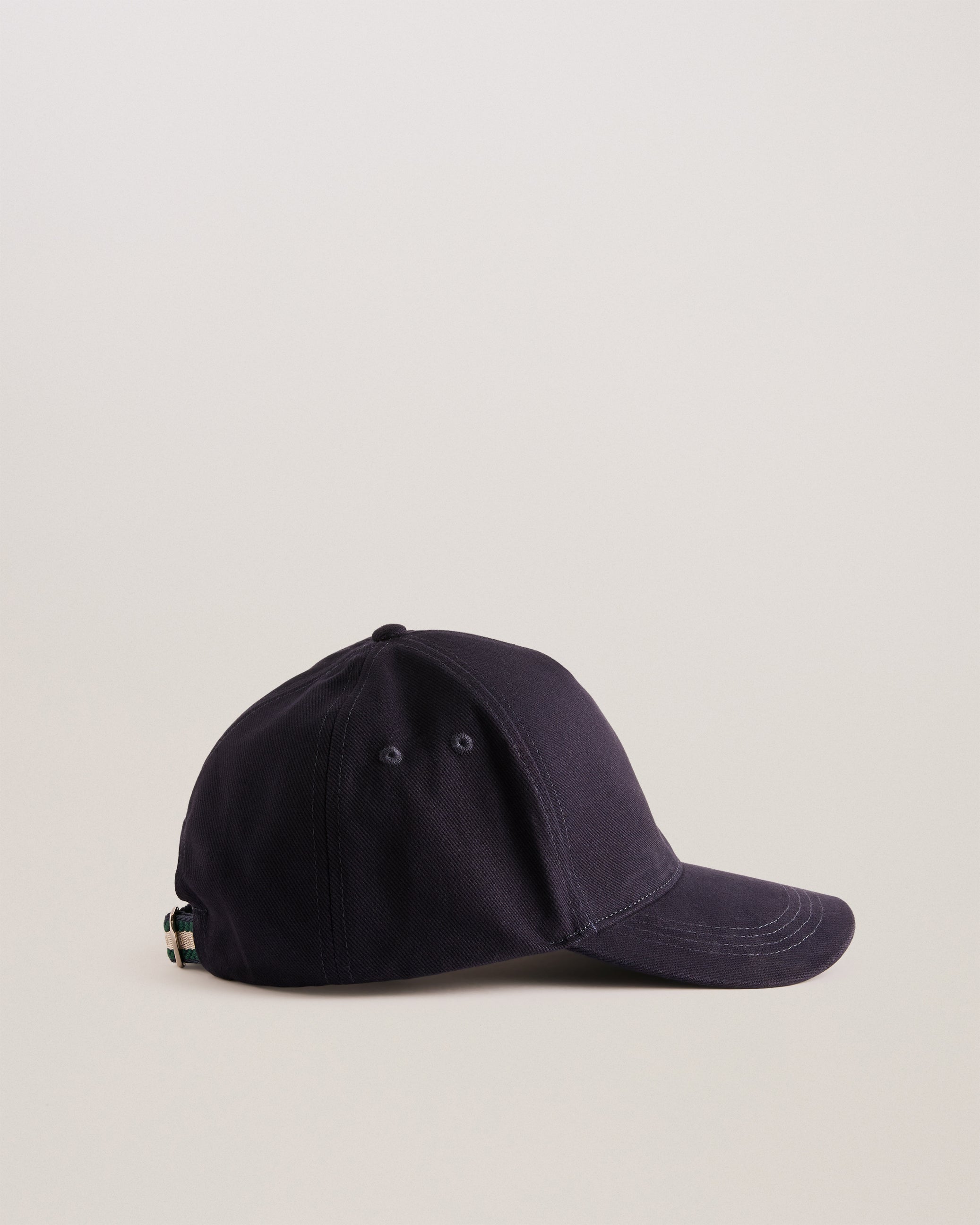 Sammss Baseball Cap With Webbing Strap Navy