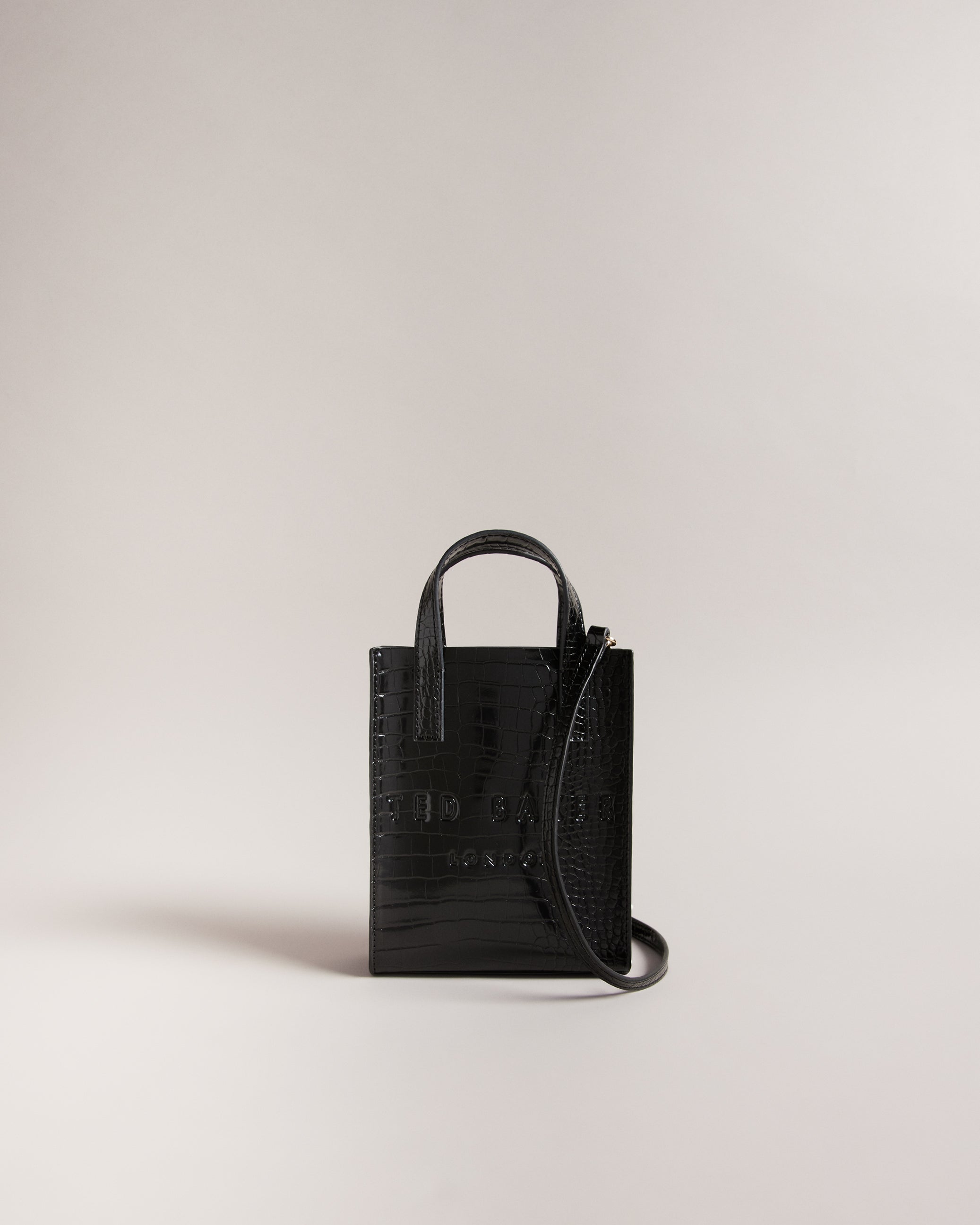 Gatocon Mini Croc Icon Bag Black