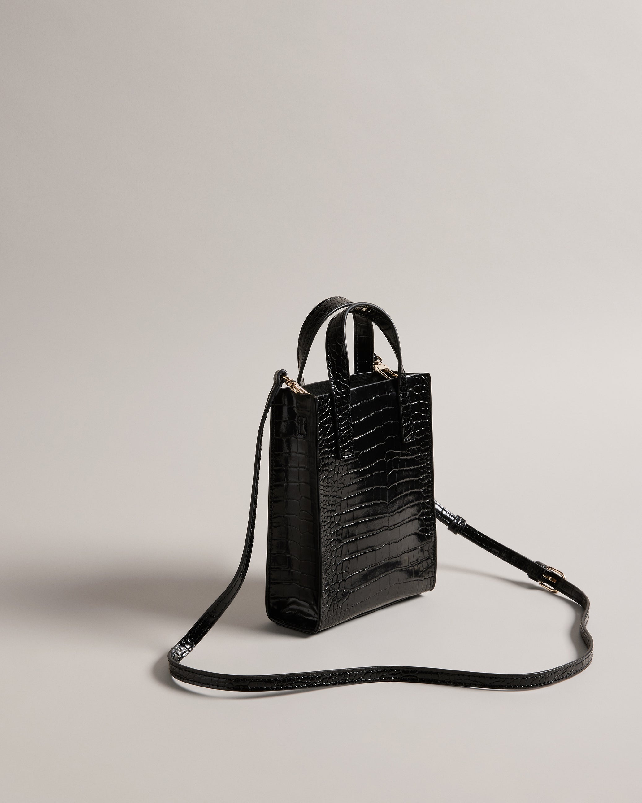 Gatocon Mini Croc Icon Bag Black