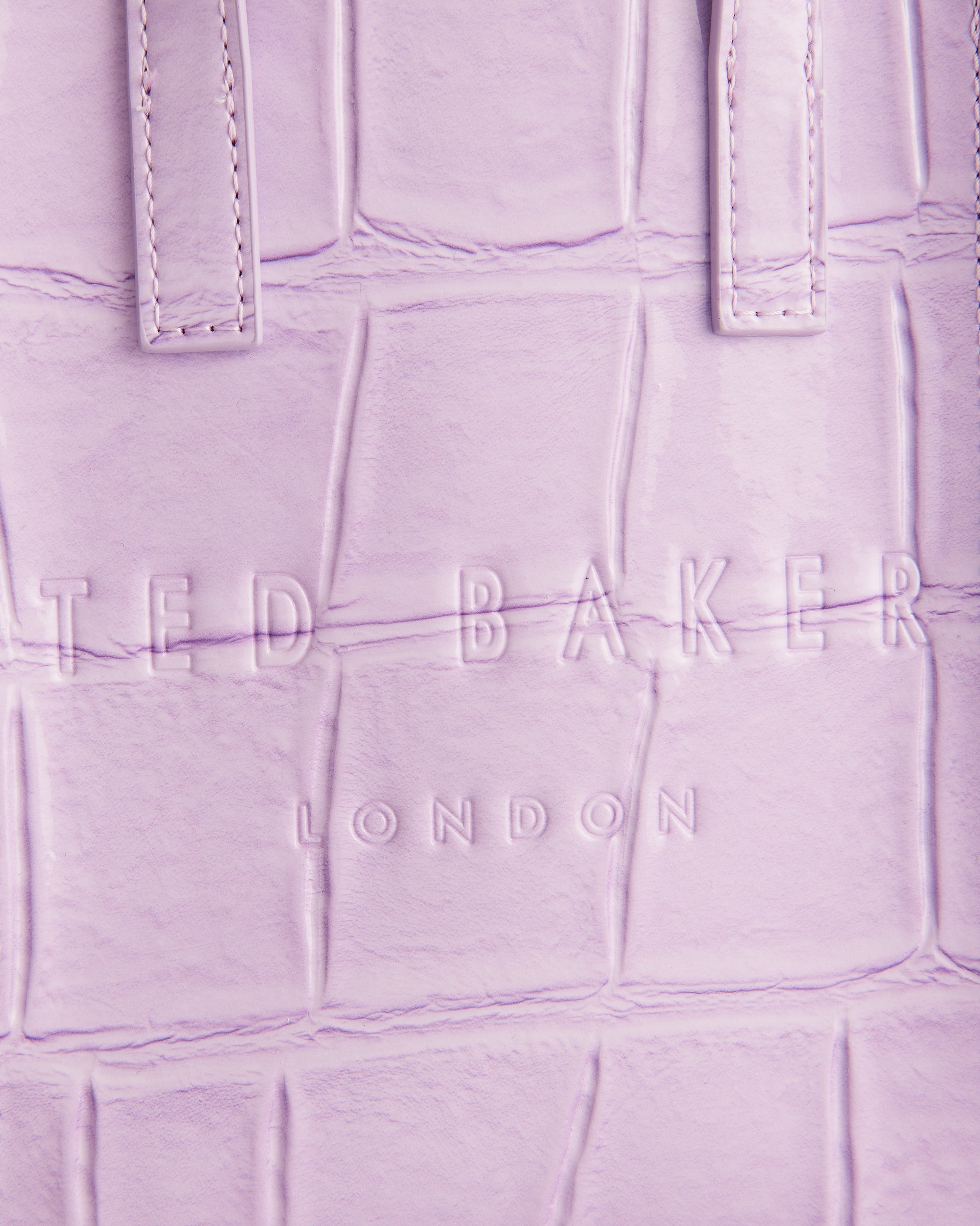 Gatocon Mini Croc Detail Icon Bag Lilac