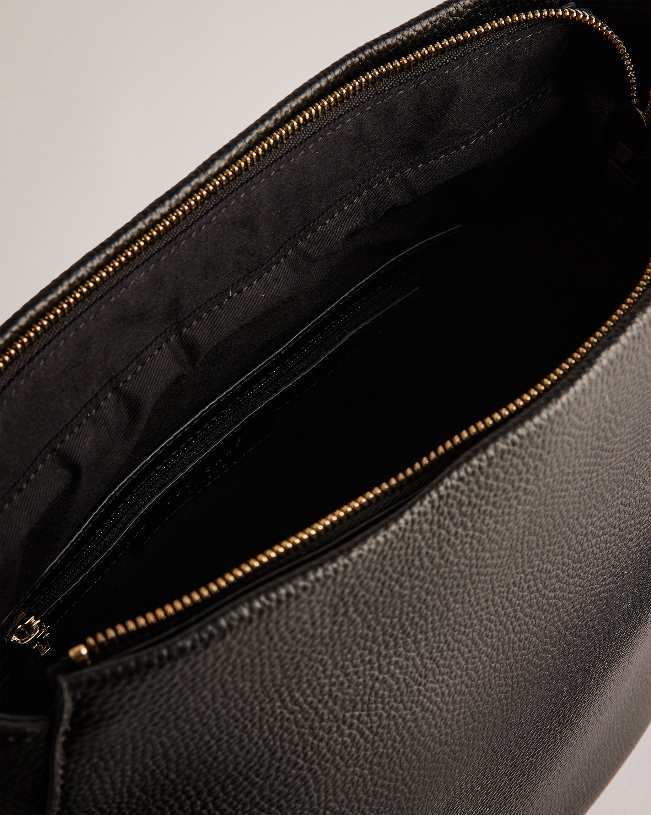 Darciel Large Branded Webbing Shoulder Bag Black