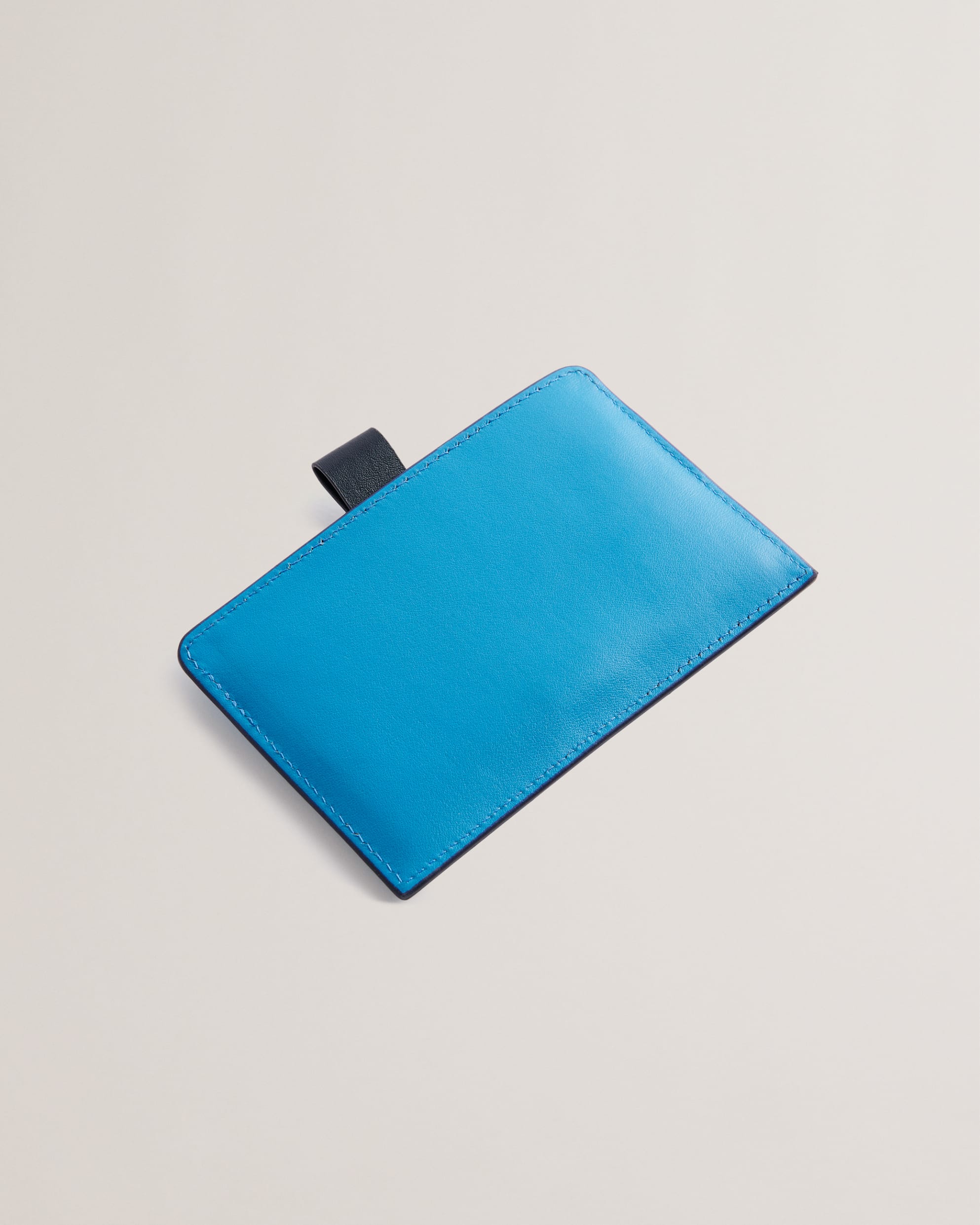 Cody Two Tone Leather Pullout Cardholder Brt-Blue