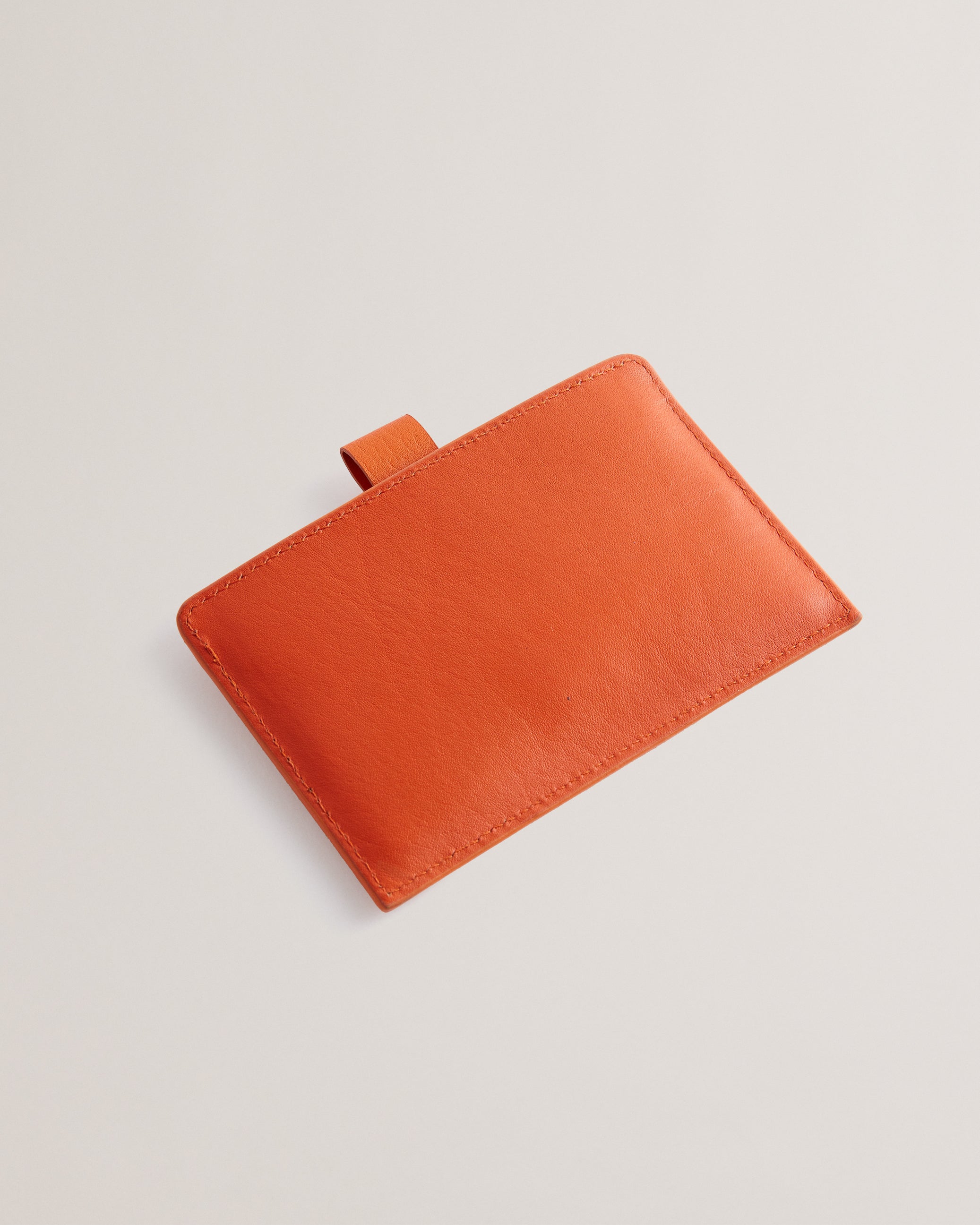 Cody Colour Block Leather Cardholde Orange