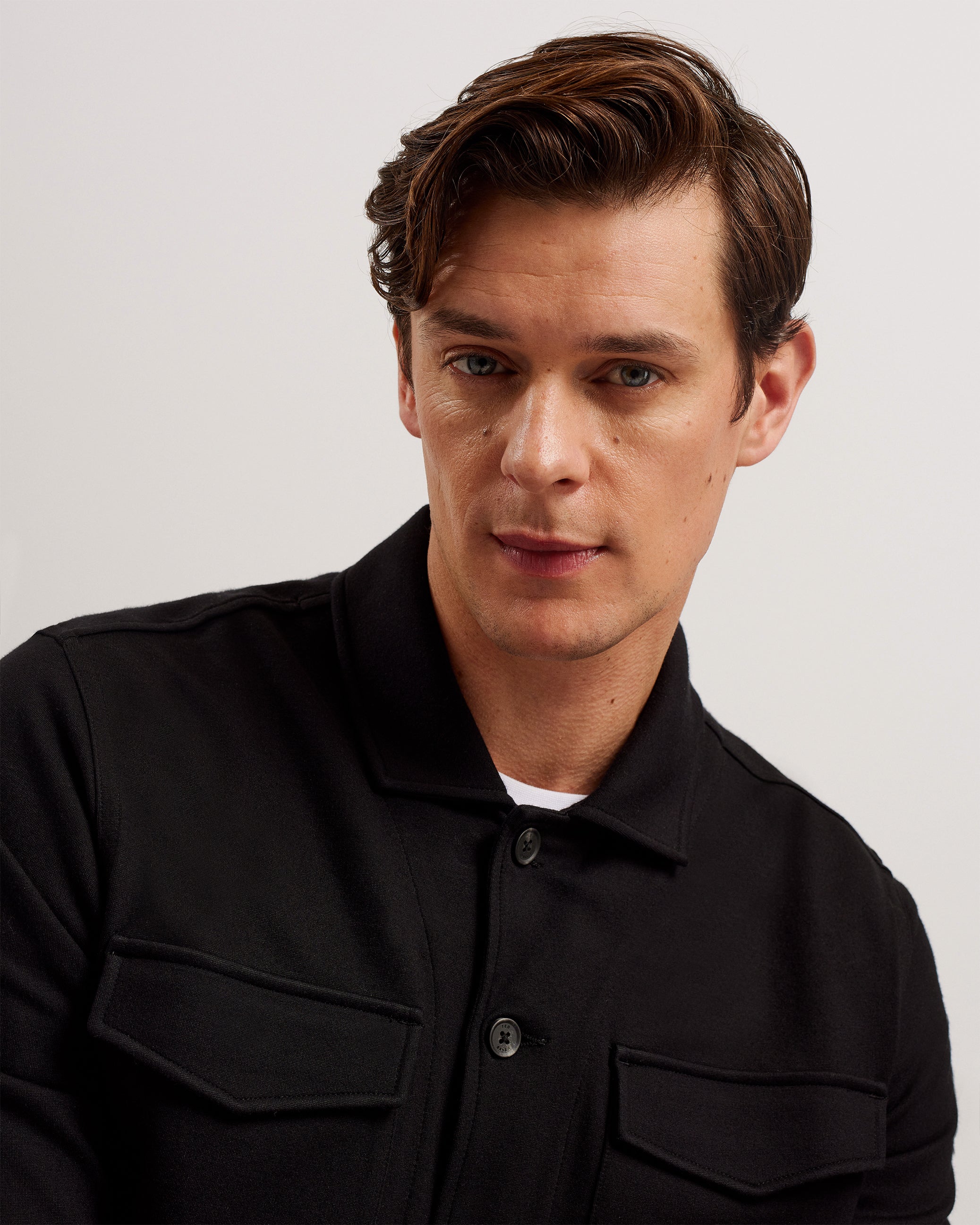 Risbee LS Regular Fit Jersey Shirt With Pock Black