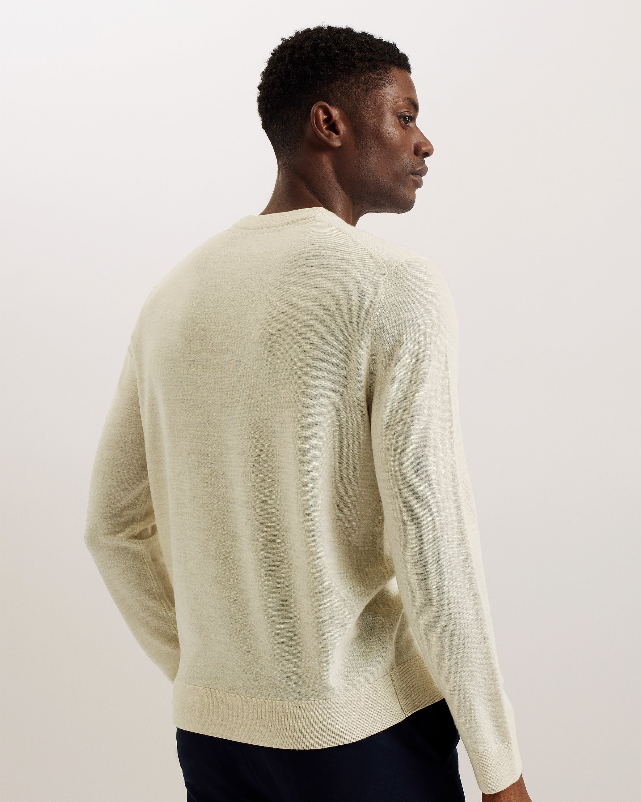 Roika Regular Ls T Crew Neck Taupe