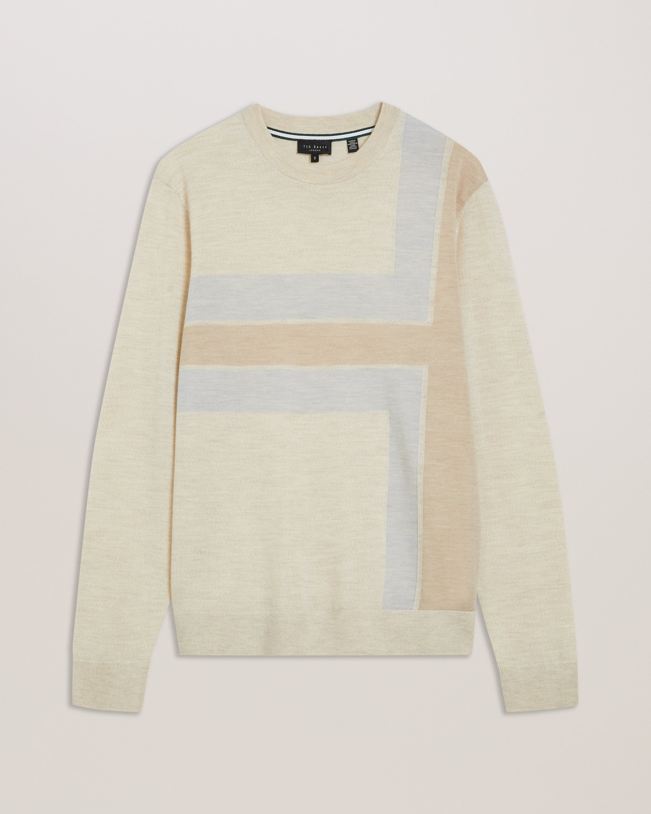Roika Regular Ls T Crew Neck Taupe