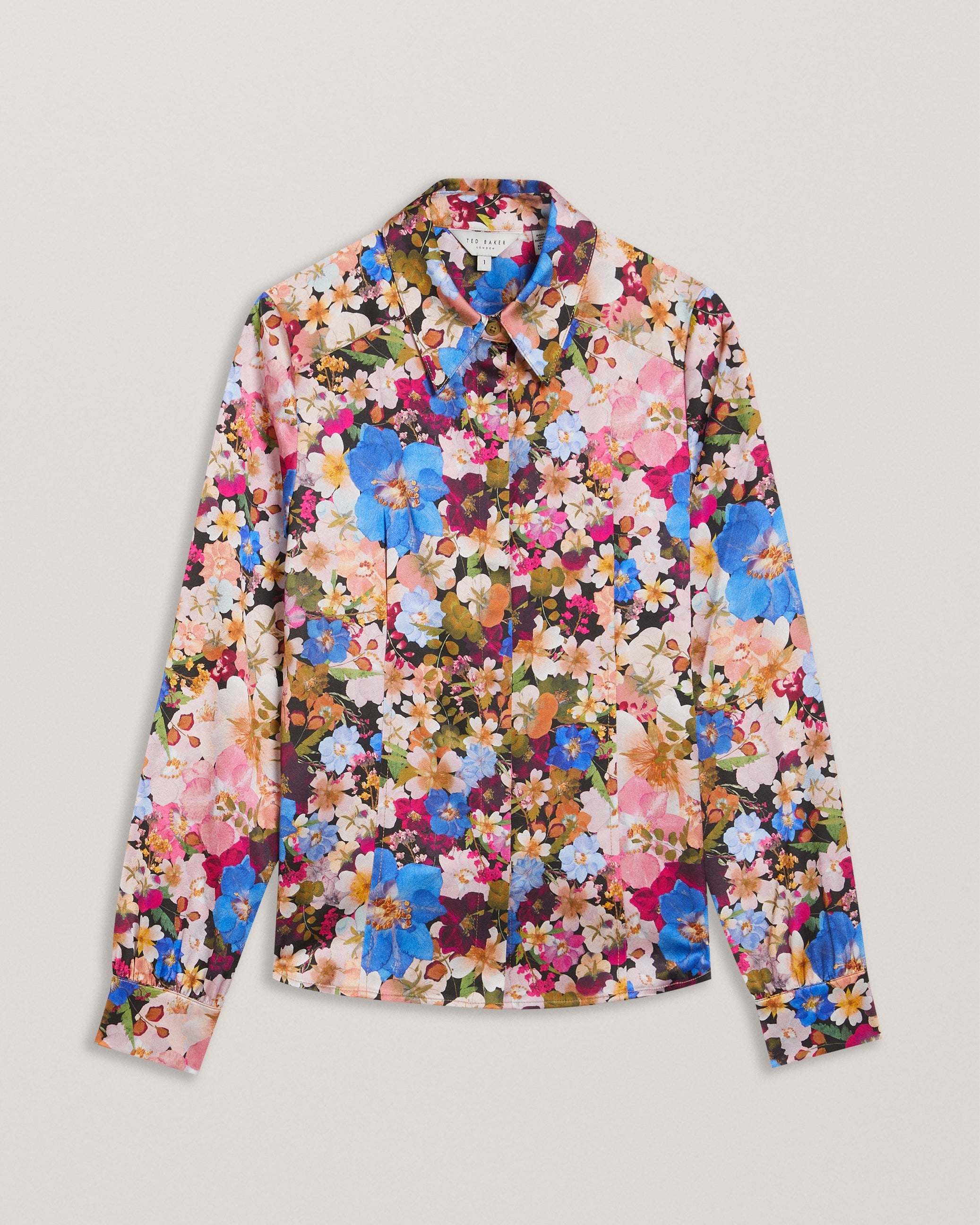 Slizza Fitted Shirt With Exposed Seams Black