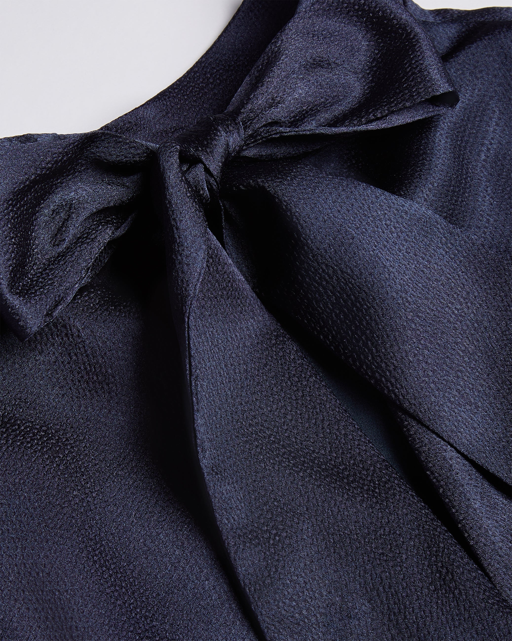 Setsuko Cowl Neck Sleeveless Top Navy