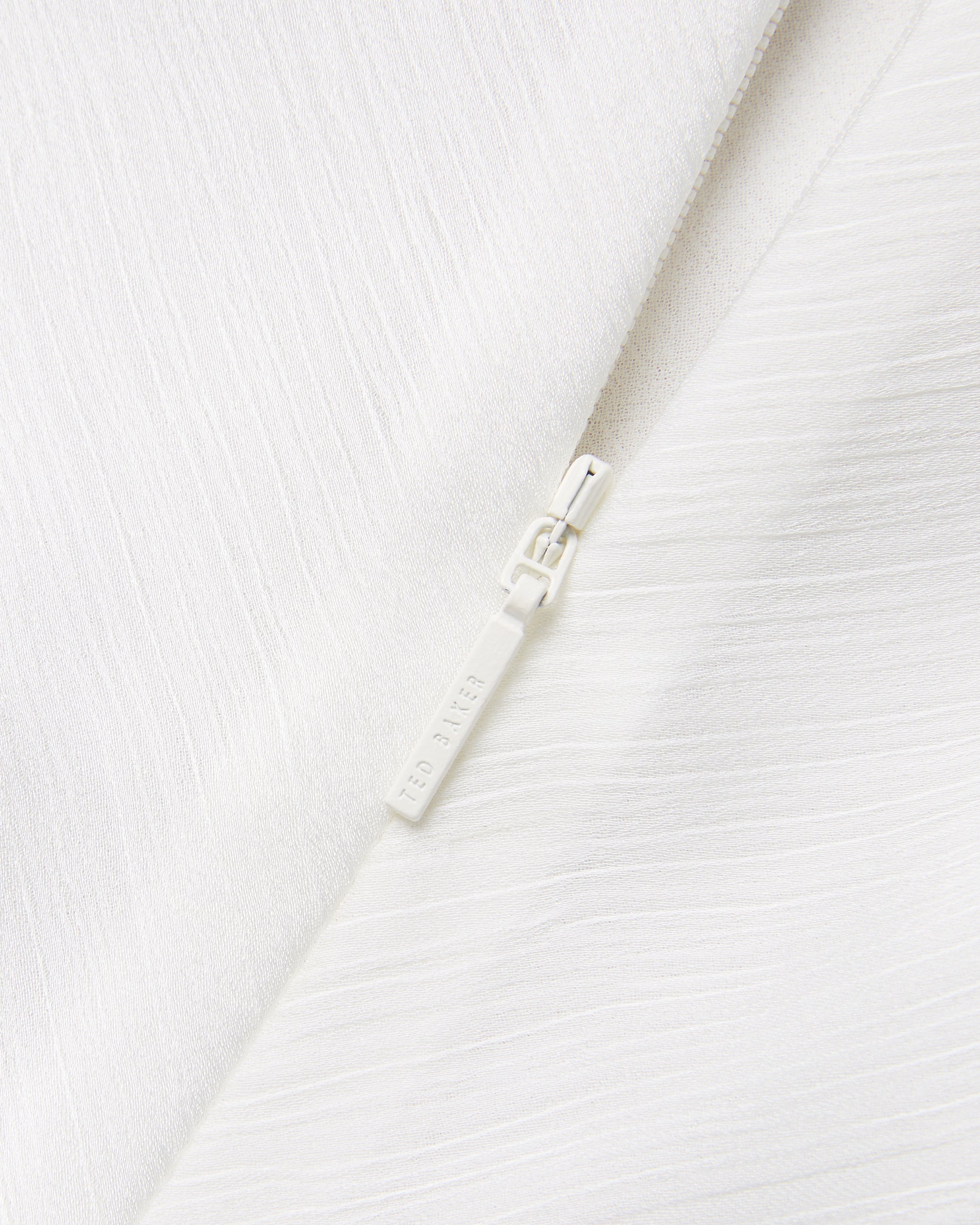 Misrina Drape Neck Cap Sleeve Top Ivory