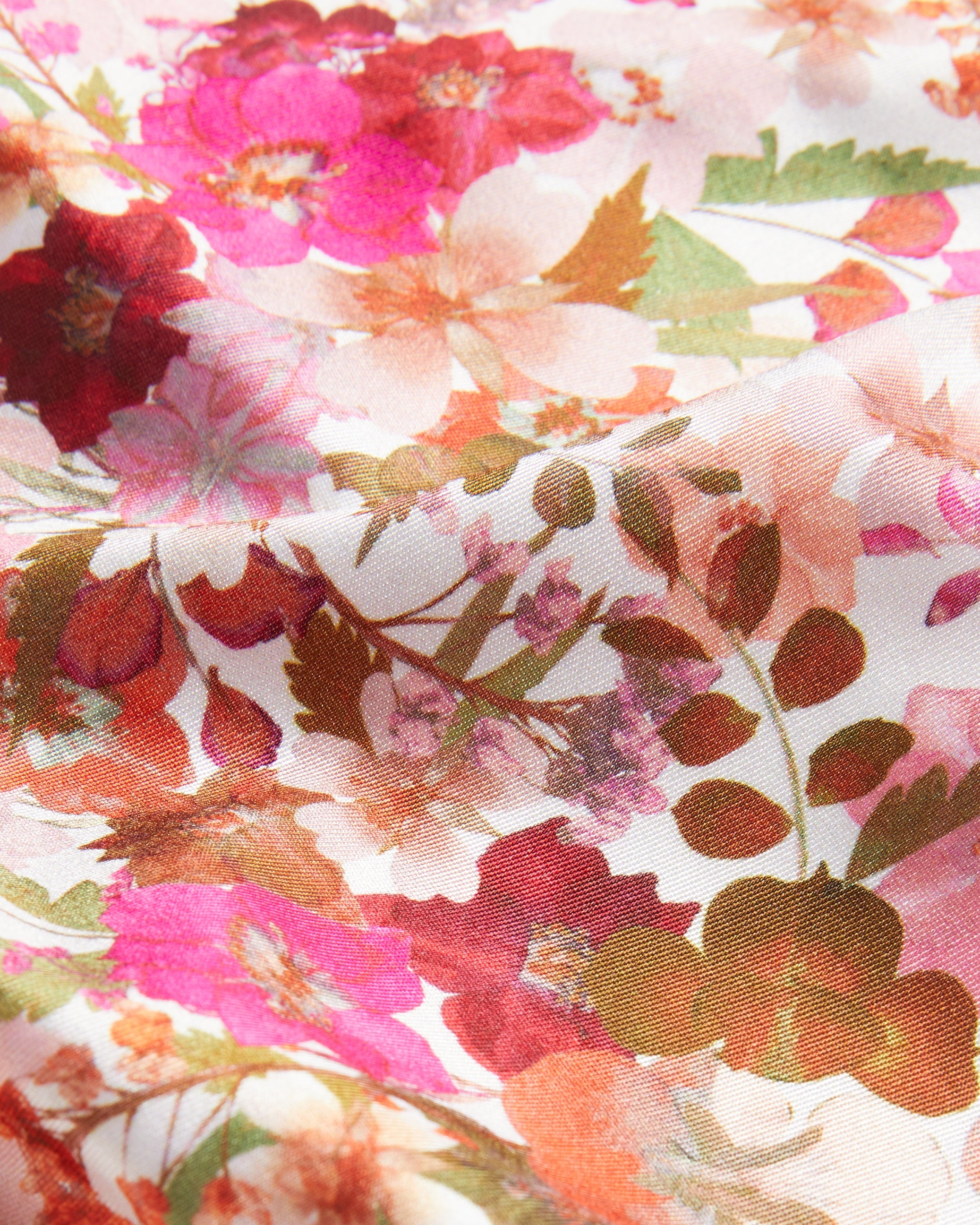 Zayley One Shoulder Floral Swimsuit With Bow Pink