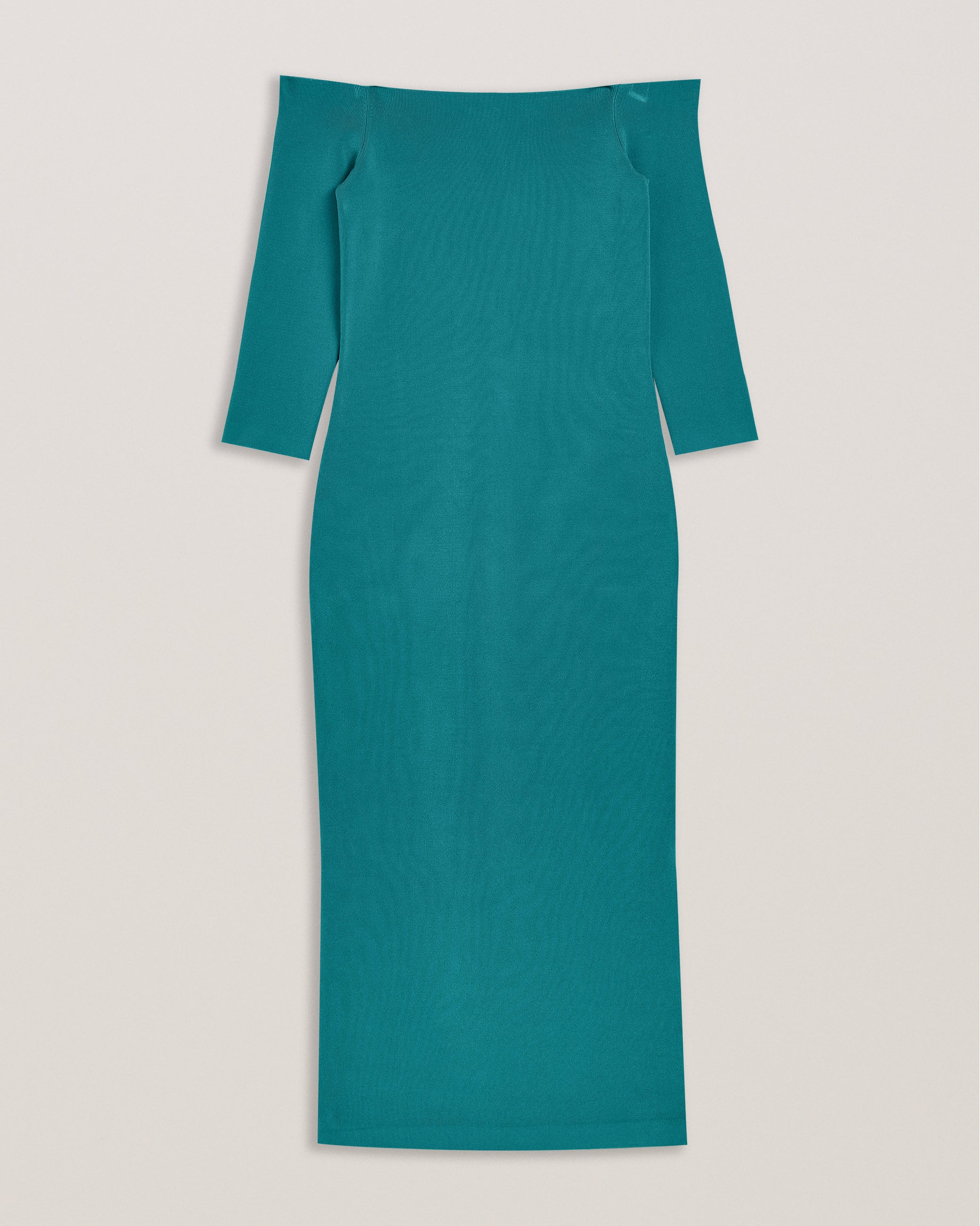 Ovvett Bodycon Bardot Dress Green