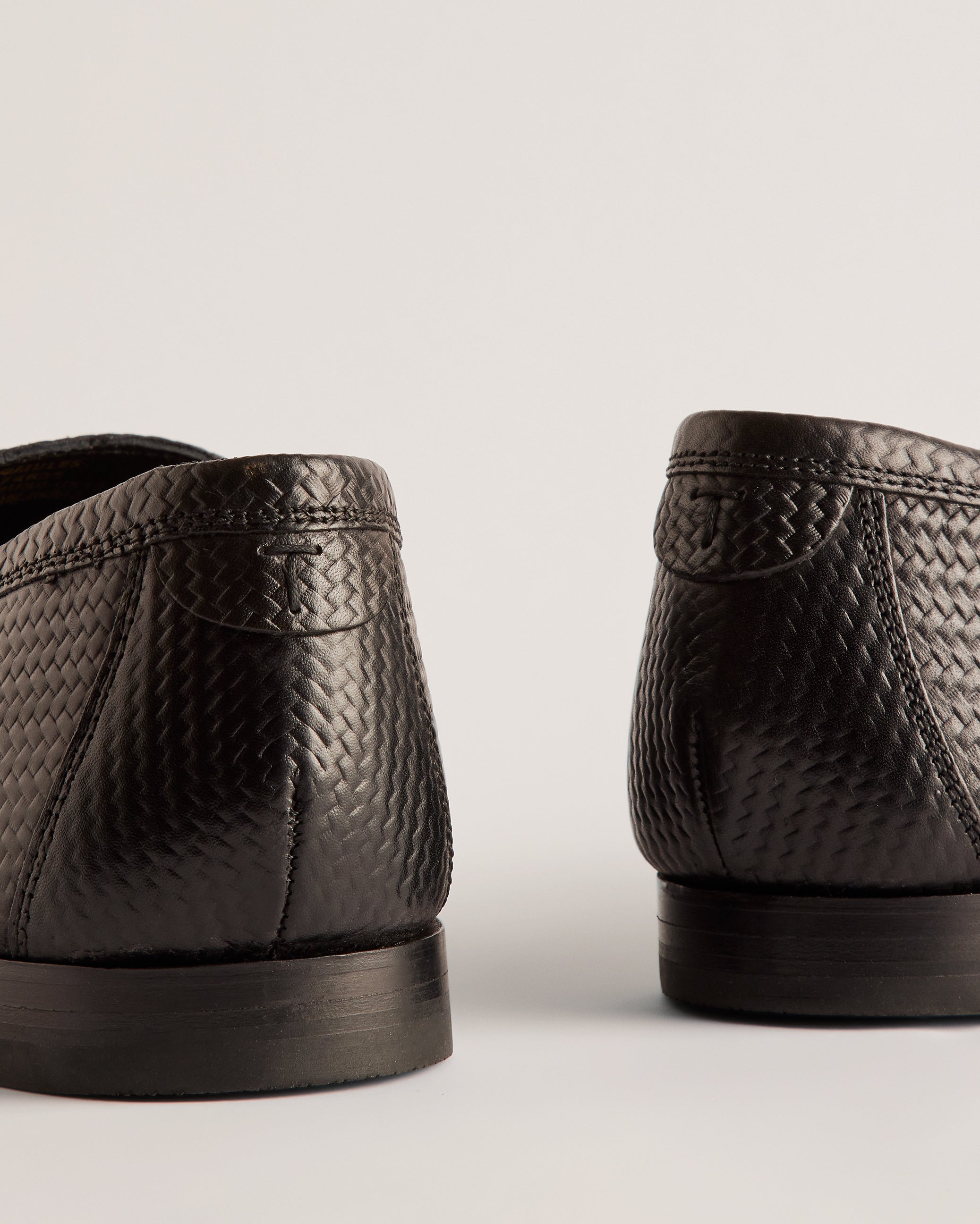 رومولس حذاء لوفر من الجلد باللون الأسود